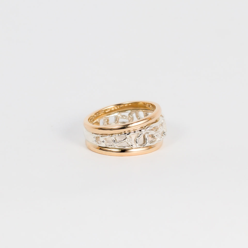 Coral Bay Jewels – Two Tone Gold & Silver Ring