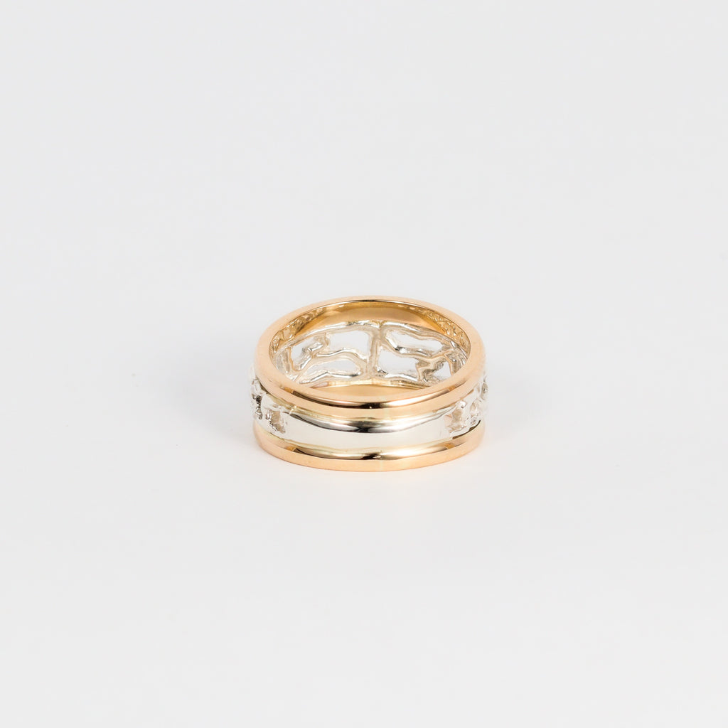Coral Bay Jewels – Two Tone Gold & Silver Ring