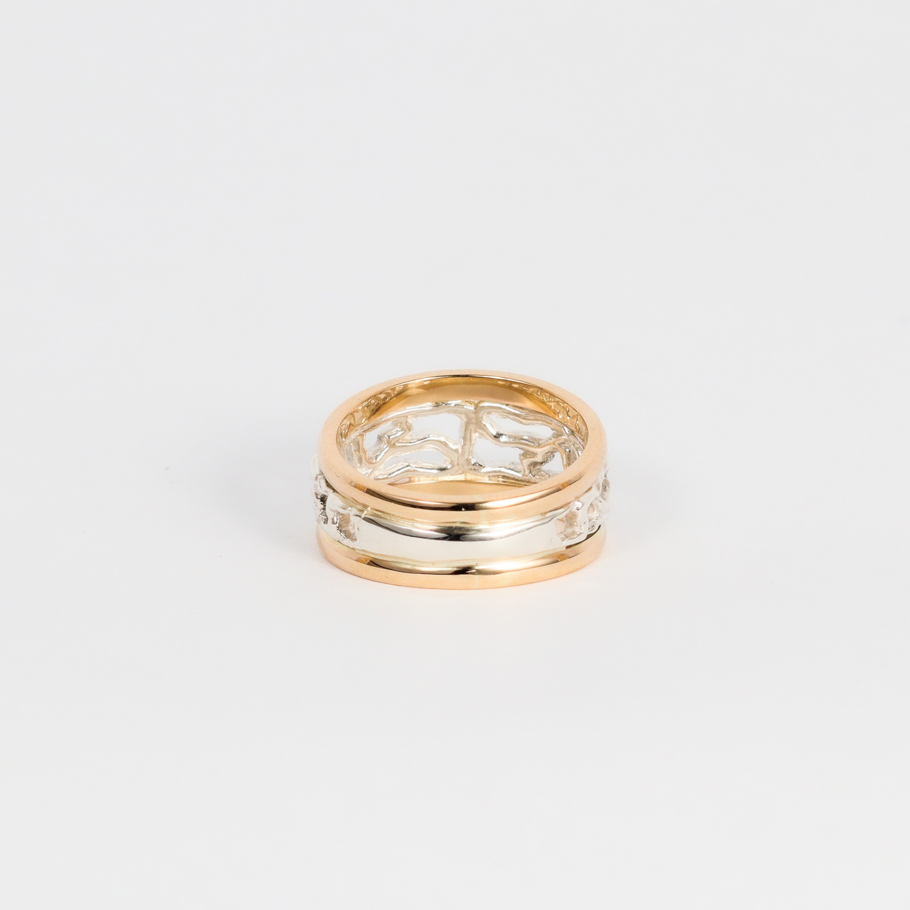 Coral Bay Jewels – Two Tone Gold & Silver Ring