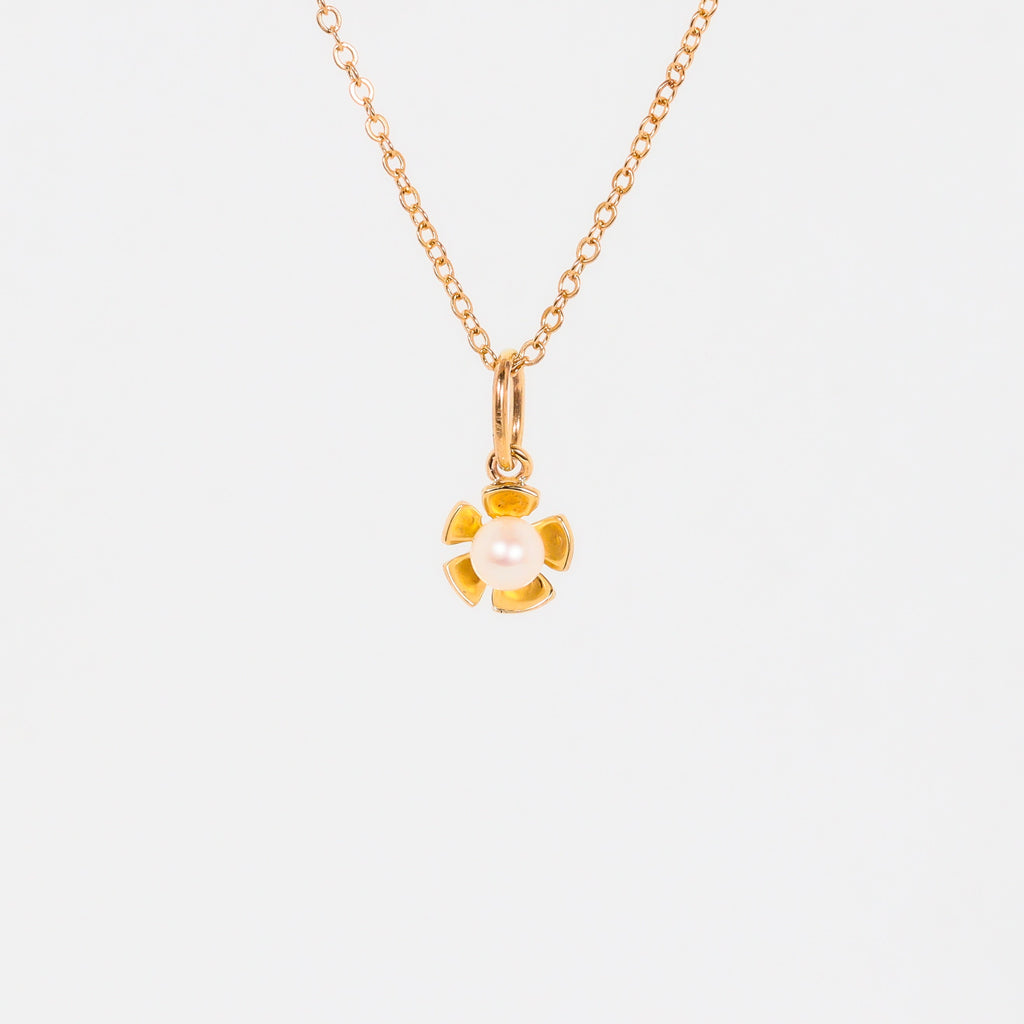 Leon Baker – Small Geraldton Wax Akoya Pearl Charm