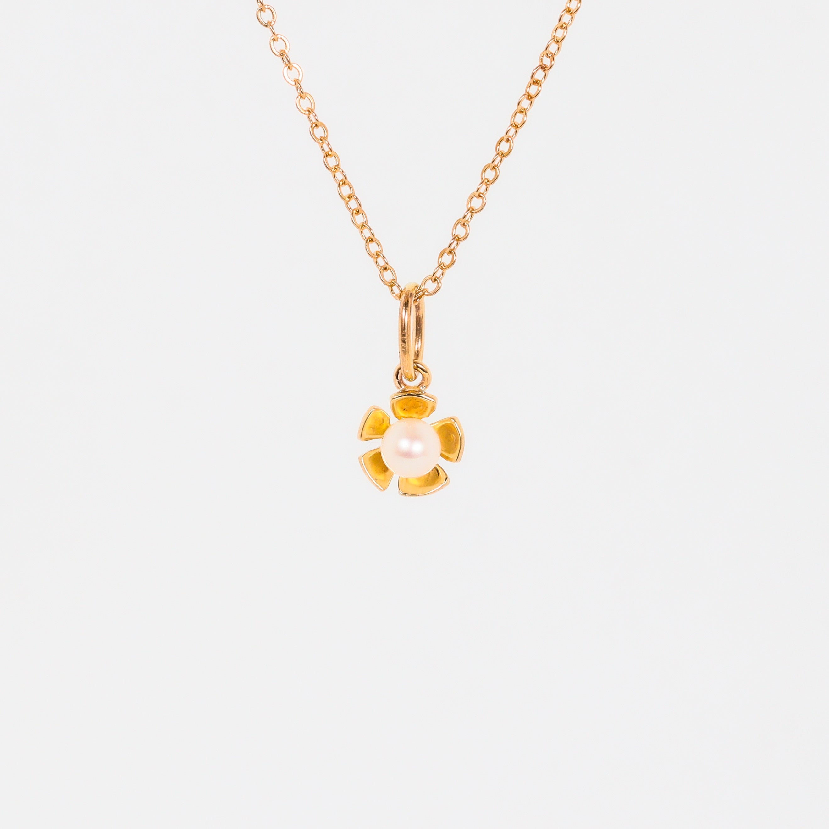 Leon Baker – Small Geraldton Wax Akoya Pearl Charm