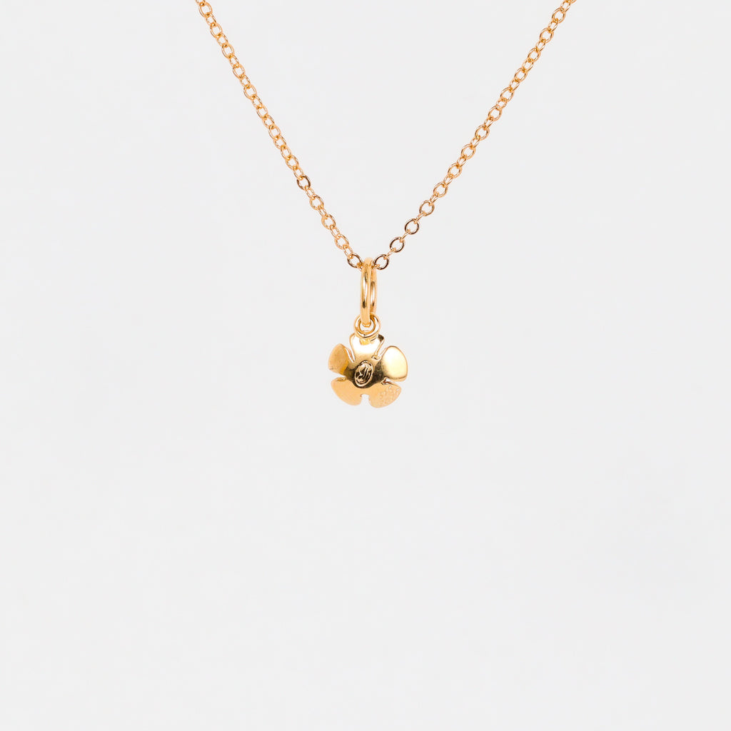 Leon Baker – Small Geraldton Wax Blue Sapphire Charm