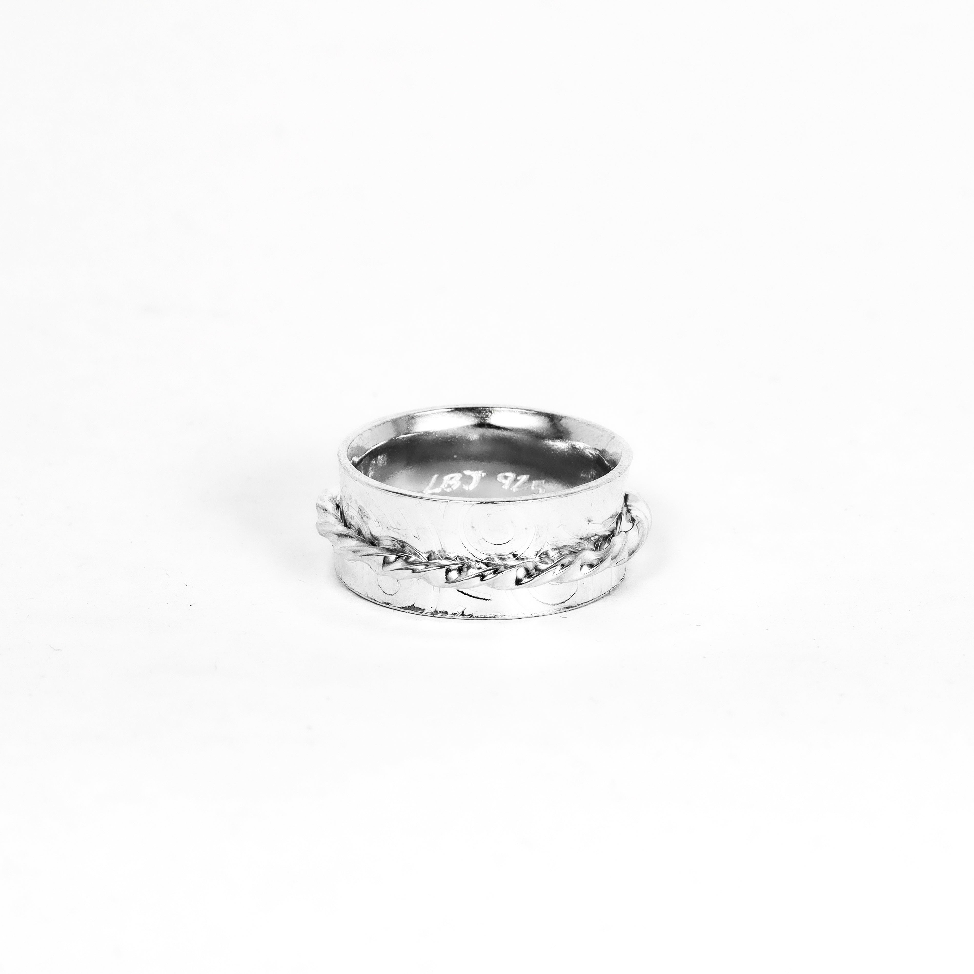 Leon Baker - Sterling Silver Fidget Ring