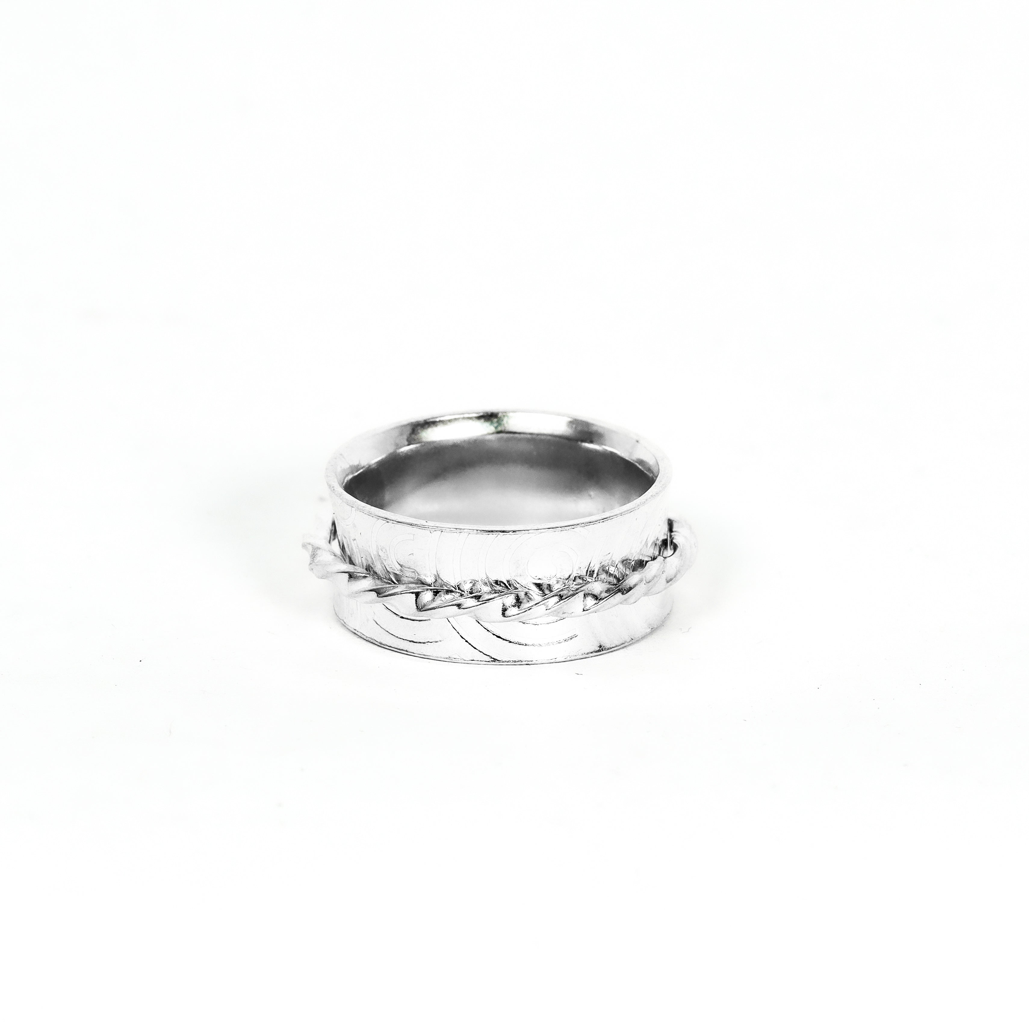 Leon Baker - Sterling Silver Fidget Ring