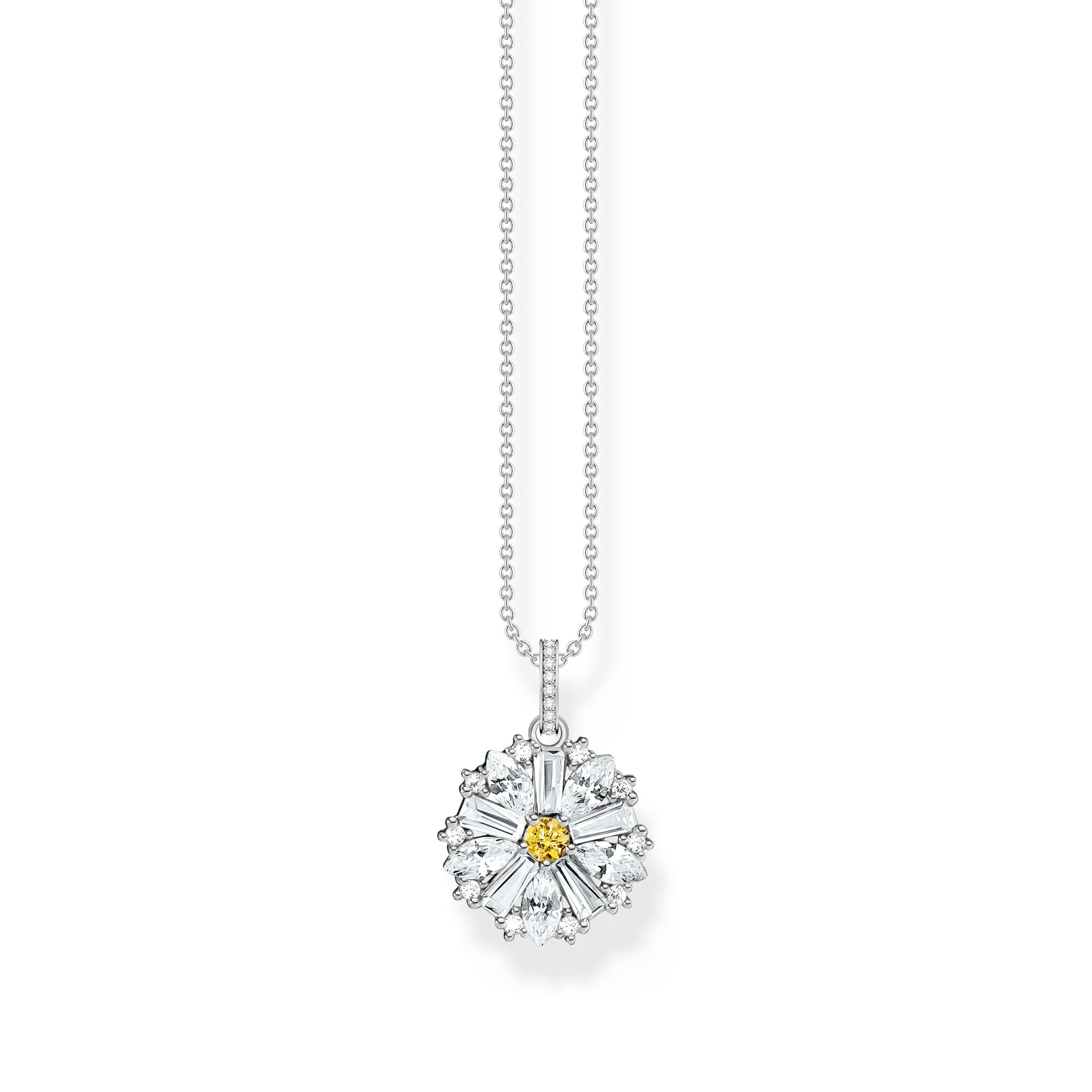 THOMAS SABO Lovely Daisy Pendant Chain in Silver