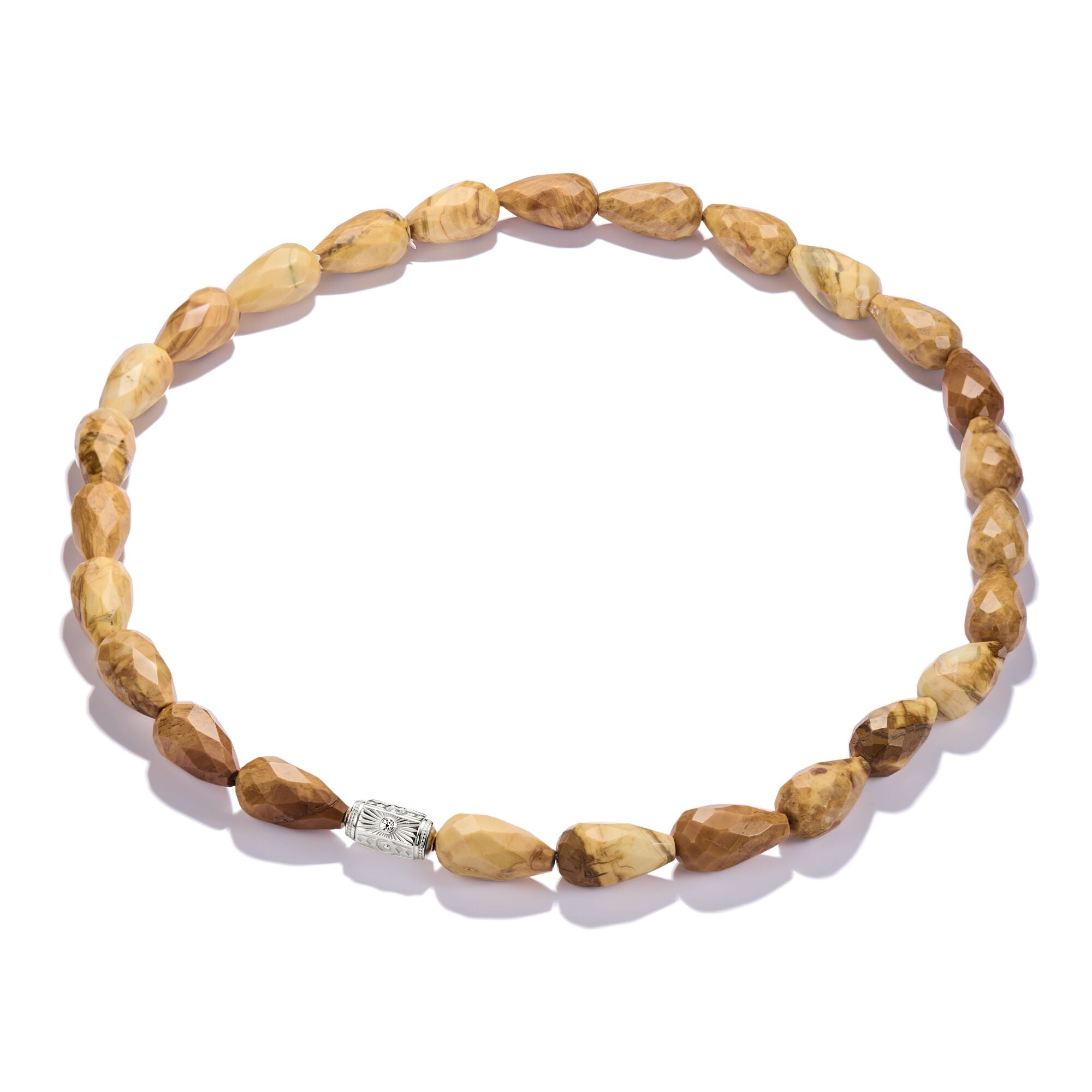 THOMAS SABO Elyndra Necklace with Yellow Jasper Beads