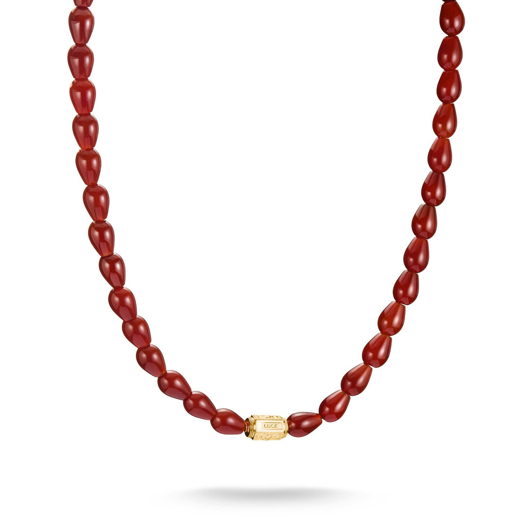 THOMAS SABO Elyndra Necklace with Red Agate Beads