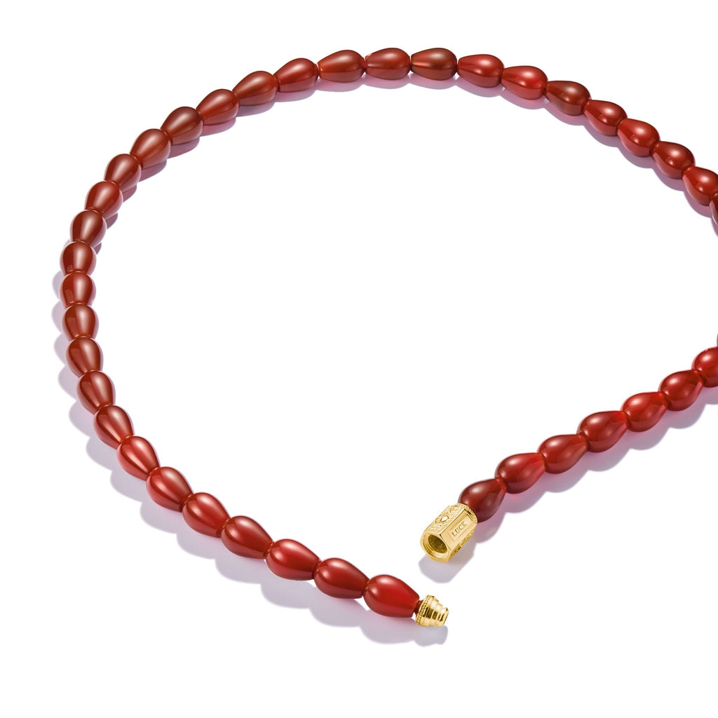 THOMAS SABO Elyndra Necklace with Red Agate Beads
