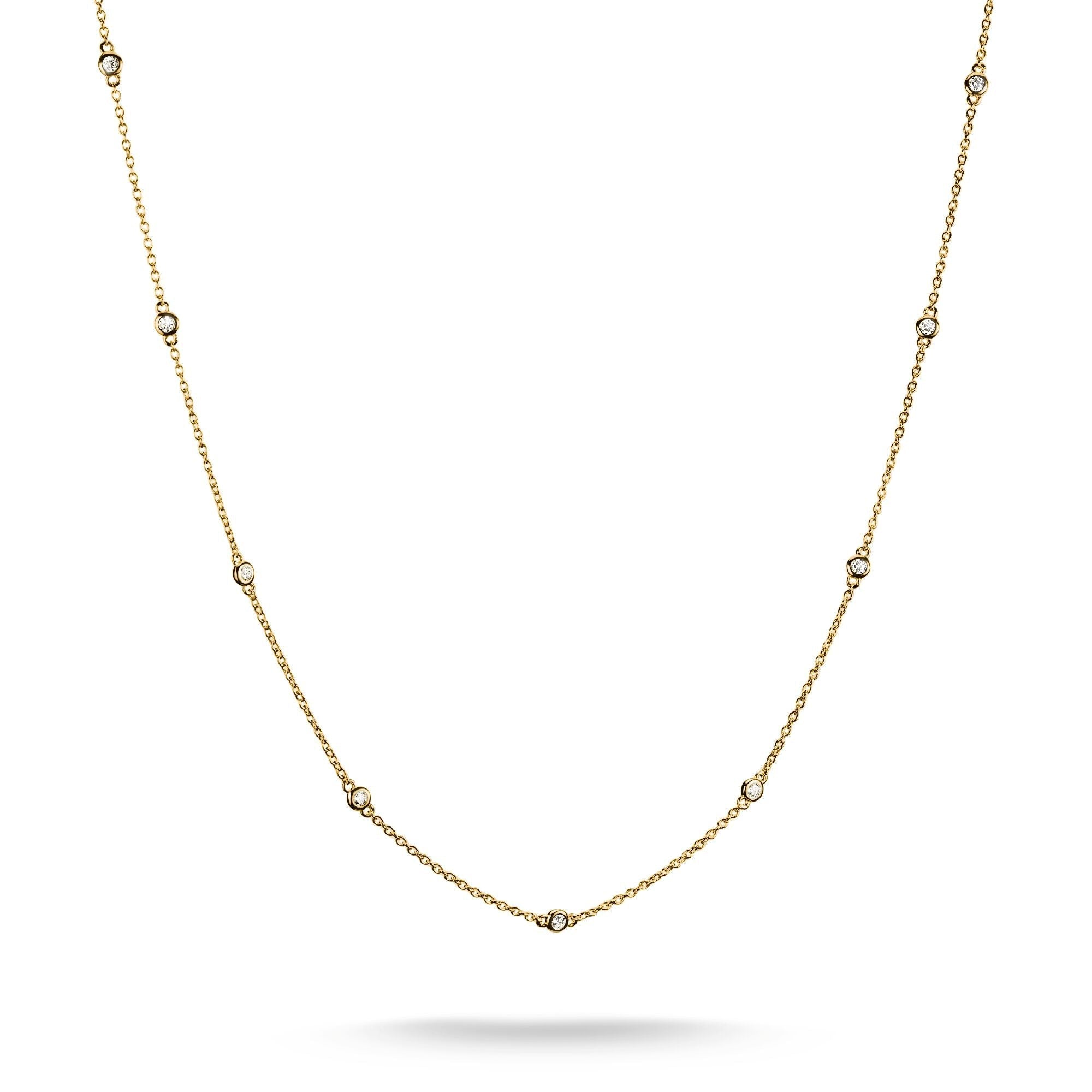 THOMAS SABO Necklace with White Zirconia Stones