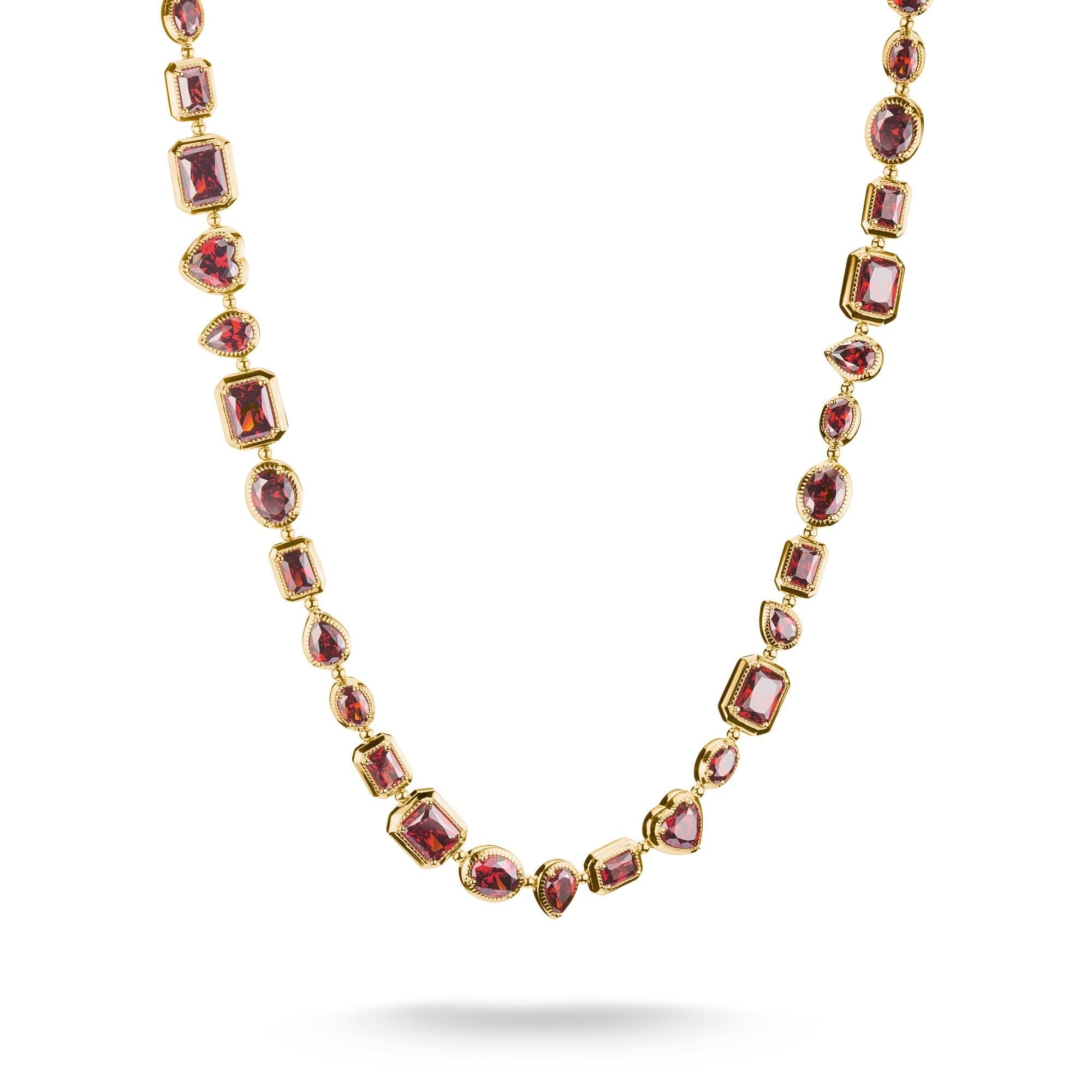 THOMAS SABO Elyndra Necklace with Red Stones
