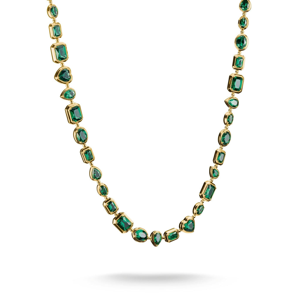 THOMAS SABO Elyndra Necklace with Green Stones