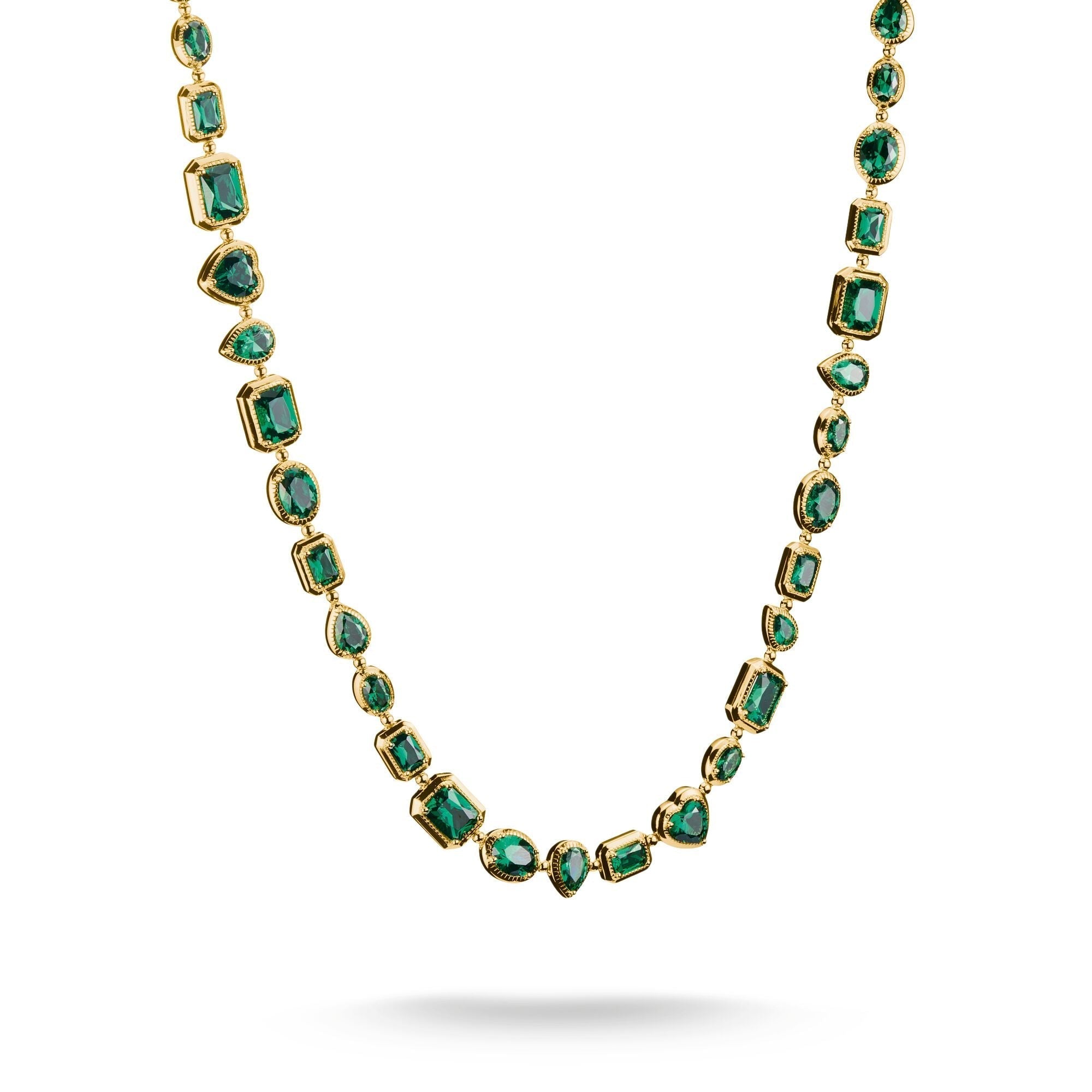 THOMAS SABO Elyndra Necklace with Green Stones