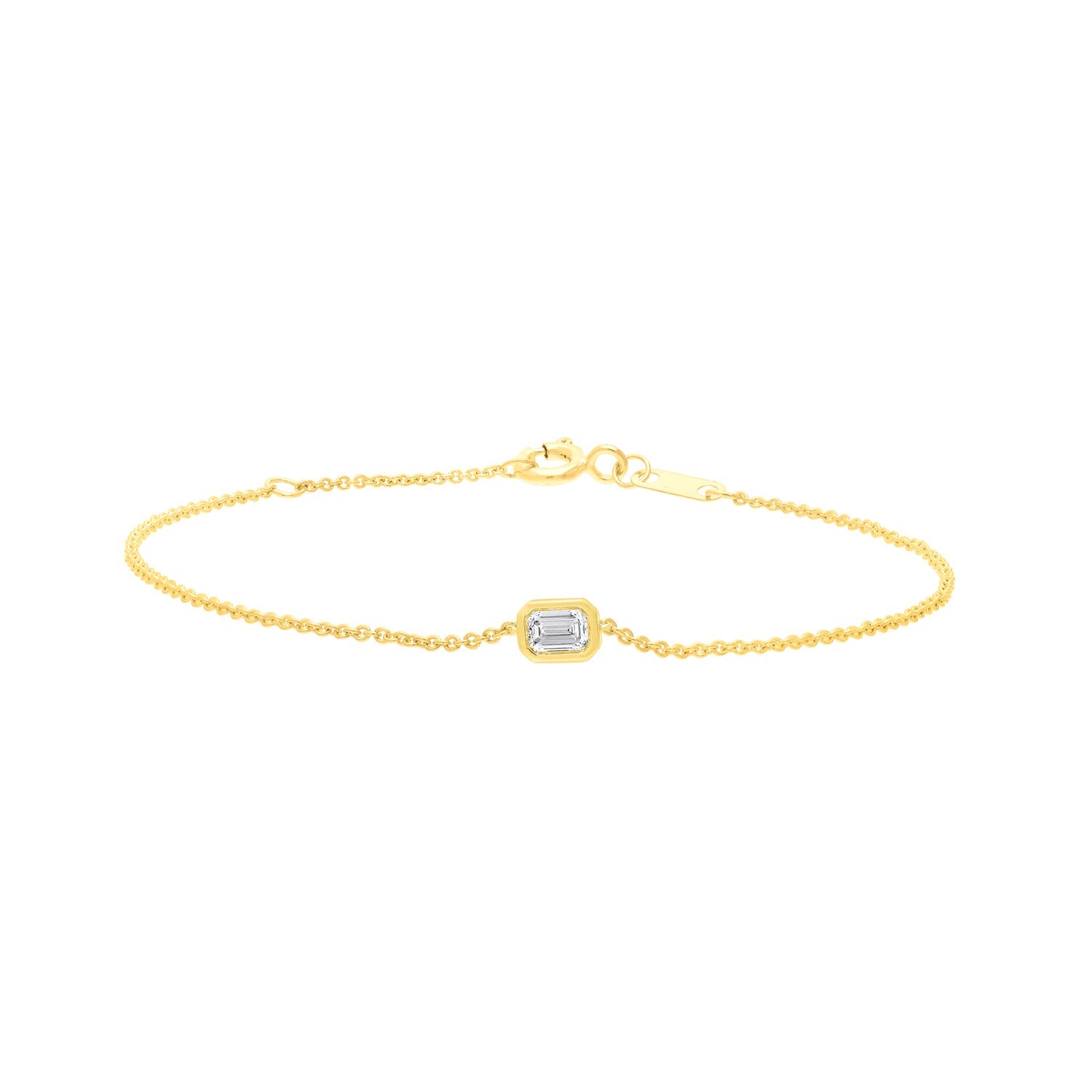 0.15ct Lab Grown Diamond 16-18cm Bracelet in 9K Yellow Gold