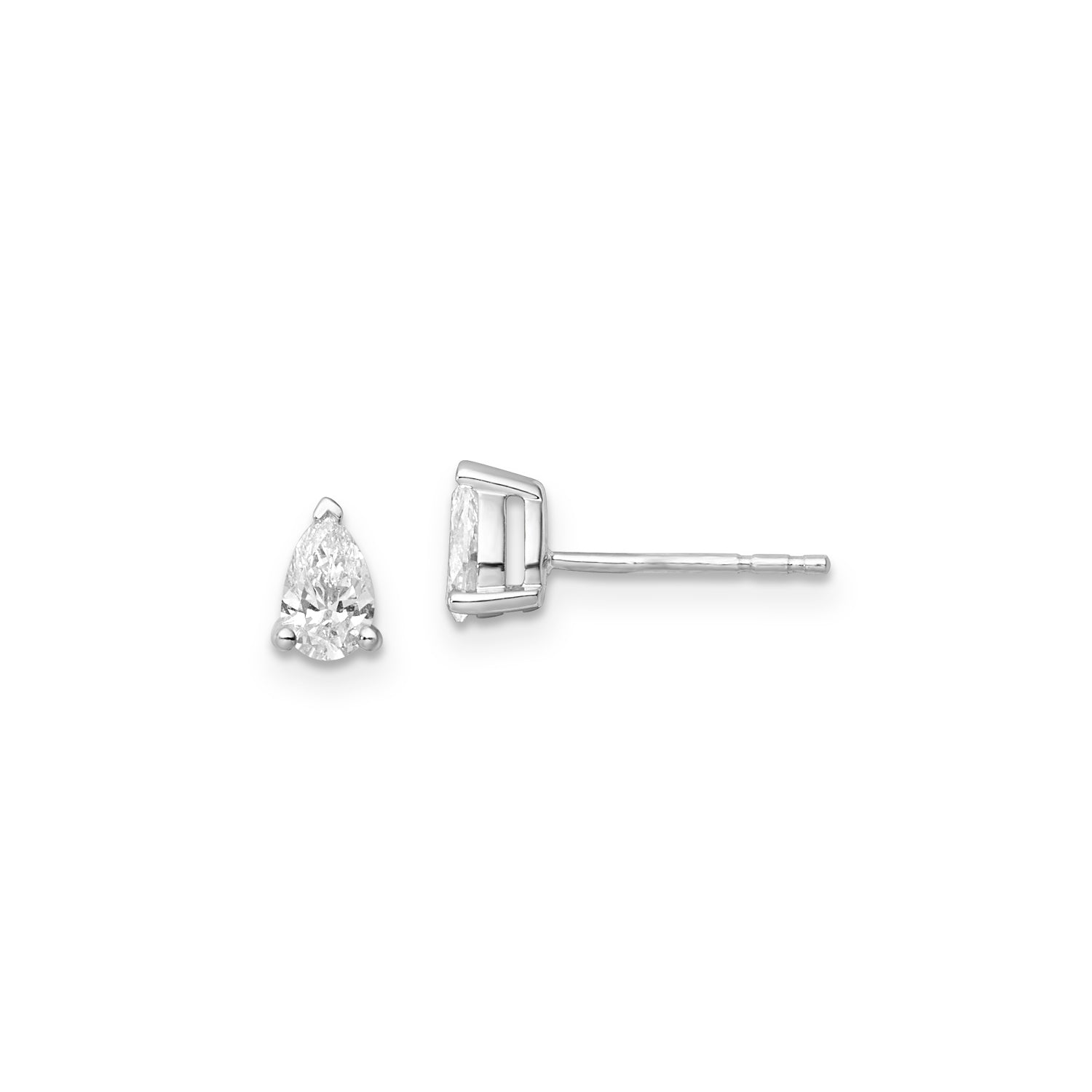 0.50ct Lab Grown Diamond Earrings in 9K White Gold