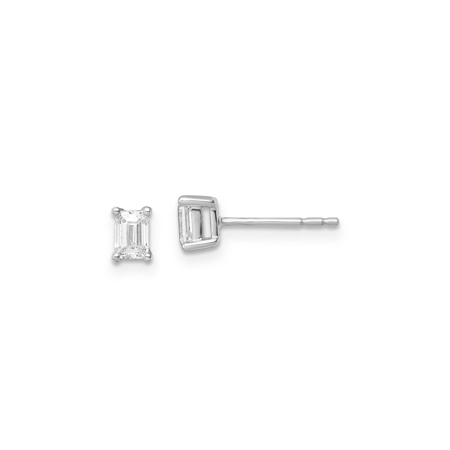 0.50ct Lab Grown Diamond Earrings in 9K White Gold