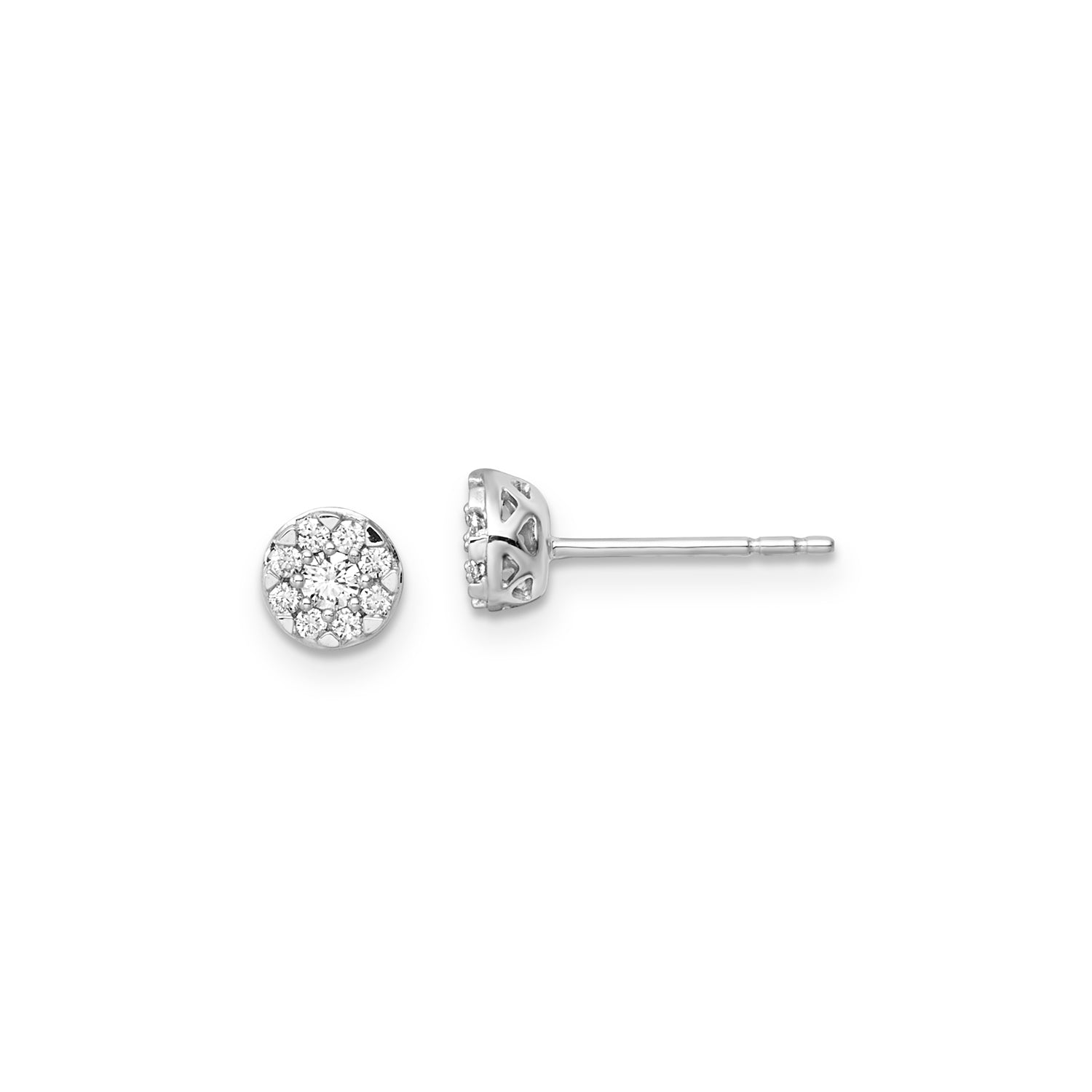0.20ct Lab Grown Diamond Earrings in 9K White Gold