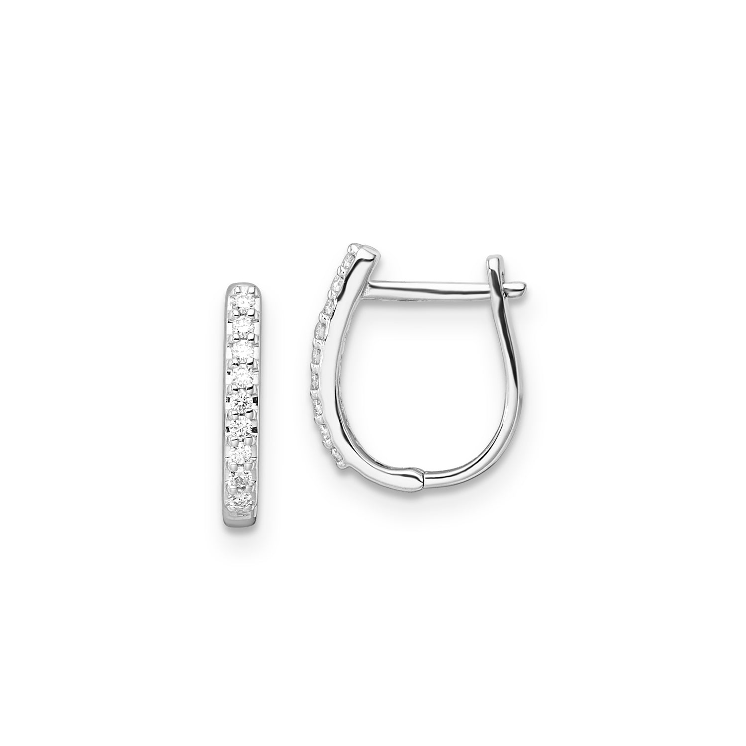 0.10ct Lab Grown Diamond Earrings in 9K White Gold