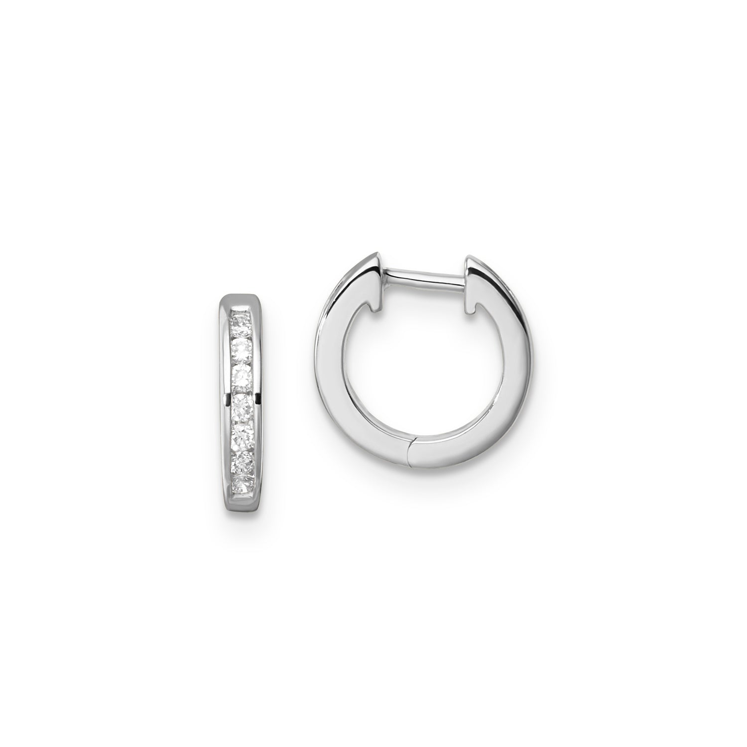 0.10ct Lab Grown Diamond Earrings in 9K White Gold