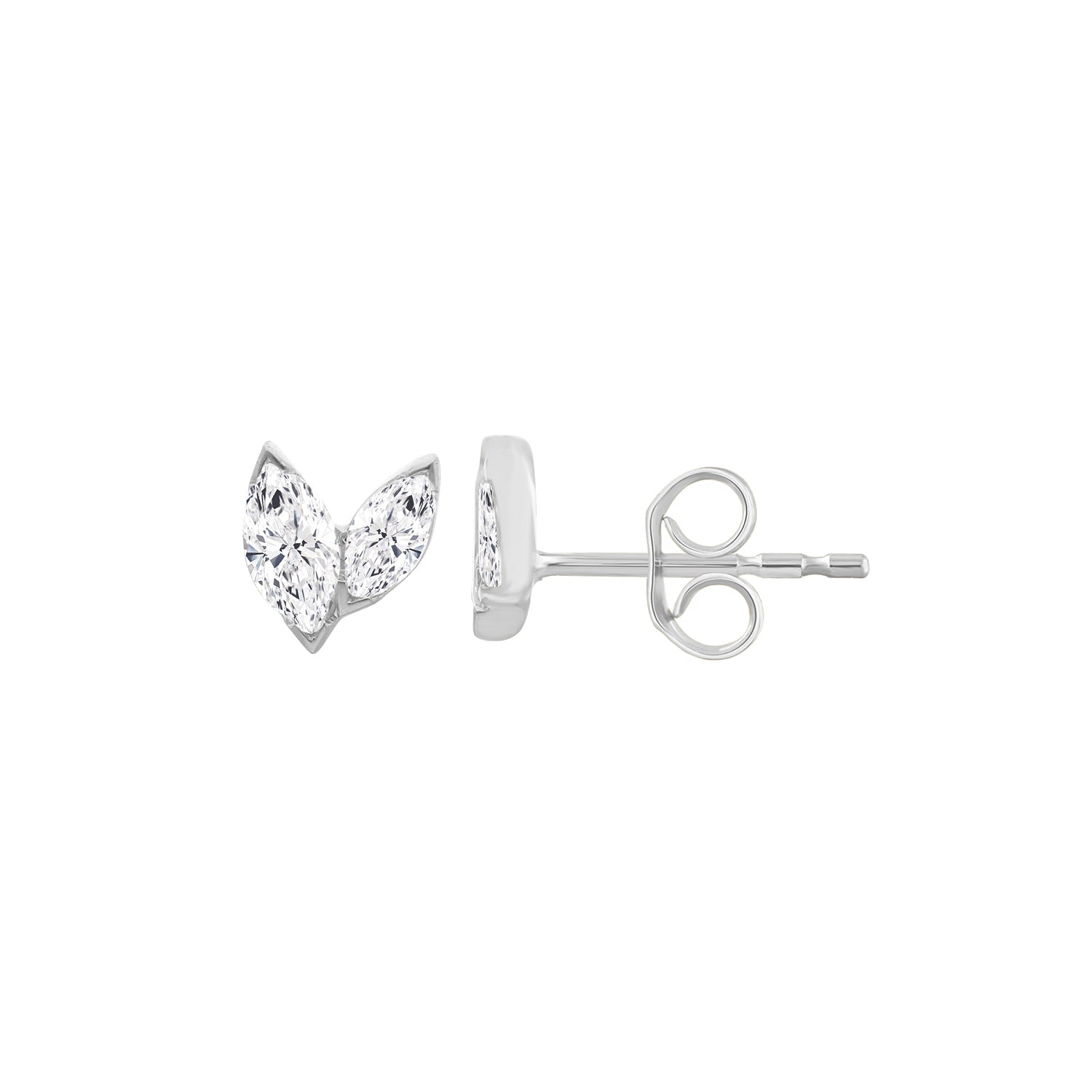 0.32ct Lab Grown Diamond Earrings in 9K White Gold
