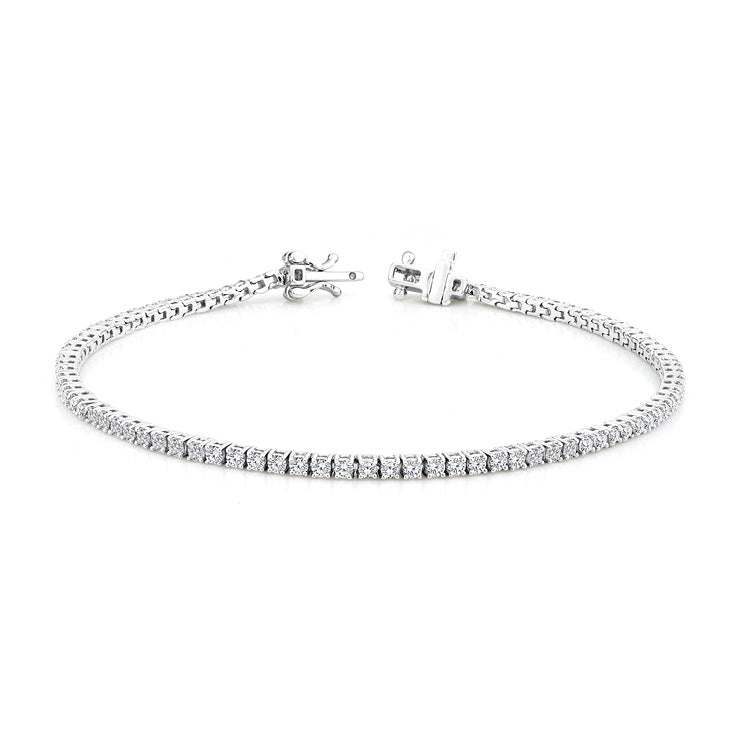 2.00ct Lab Grown Diamond Bracelet in 9K White Gold