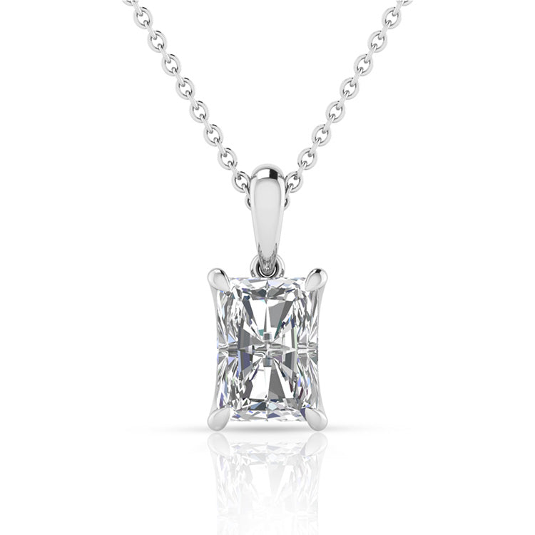0.50ct Lab Grown Diamond Necklace in 9K White Gold