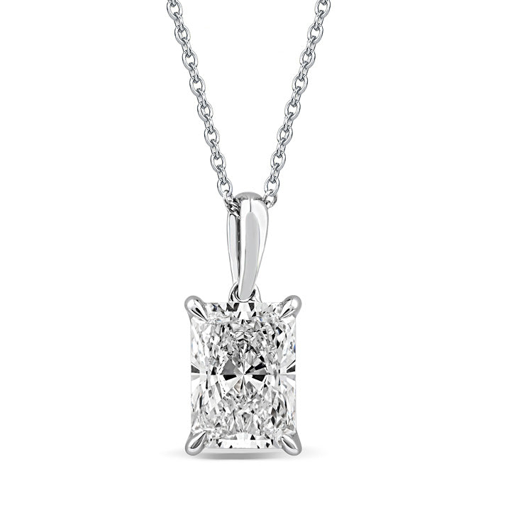 1.00ct Lab Grown Diamond Necklace in 9K White Gold