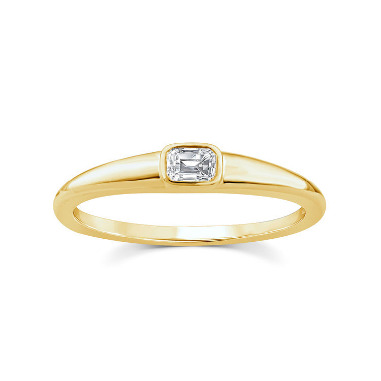 0.15ct Lab Grown Diamond Ring in 9K Yellow Gold