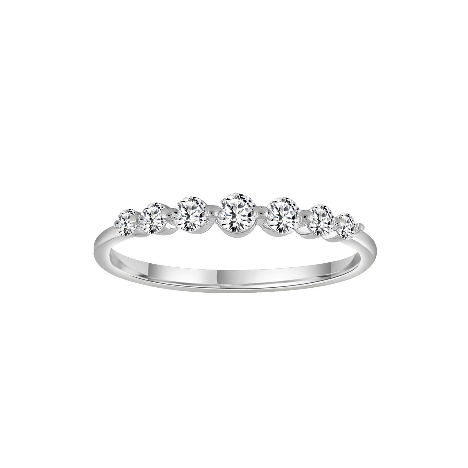 0.25ct Lab Grown Diamond Ring in 9K White Gold