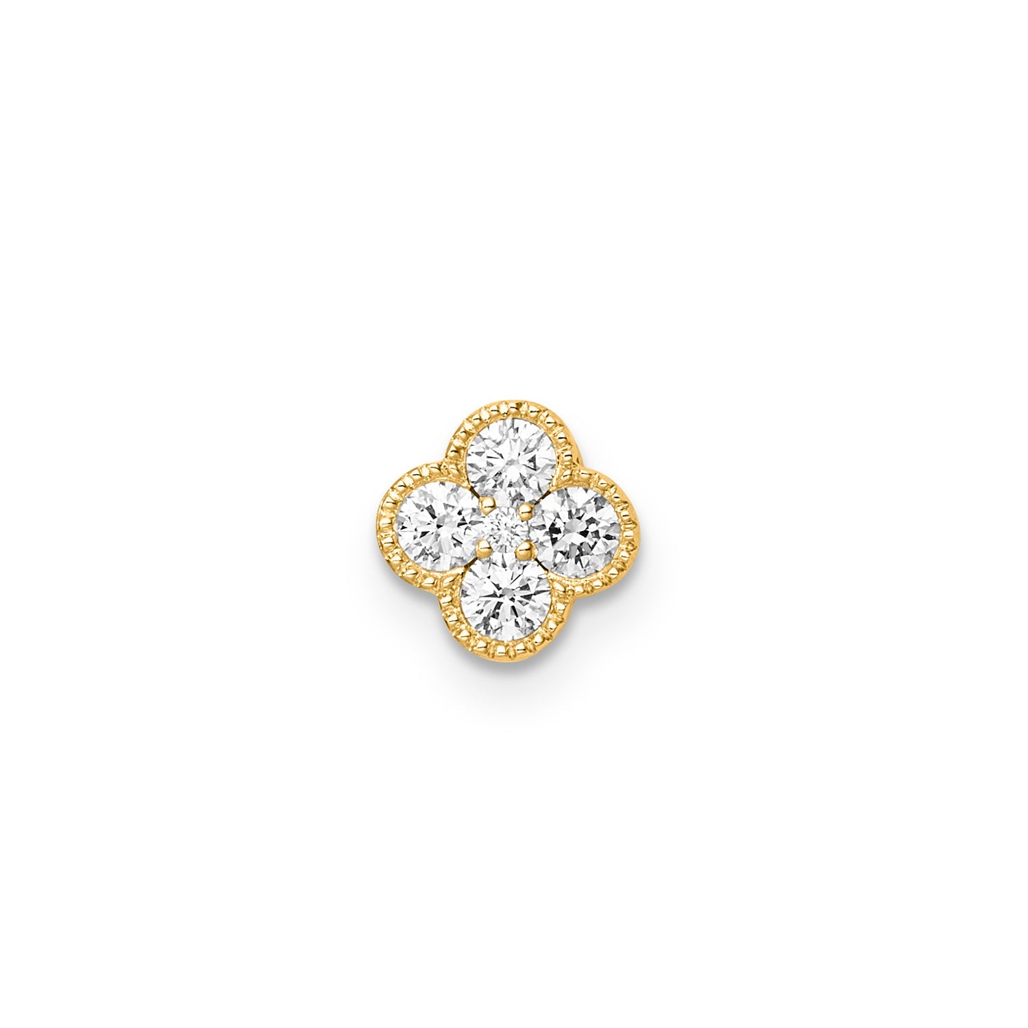 0.25ct Lab Grown Diamond Pendant in 9K Yellow Gold