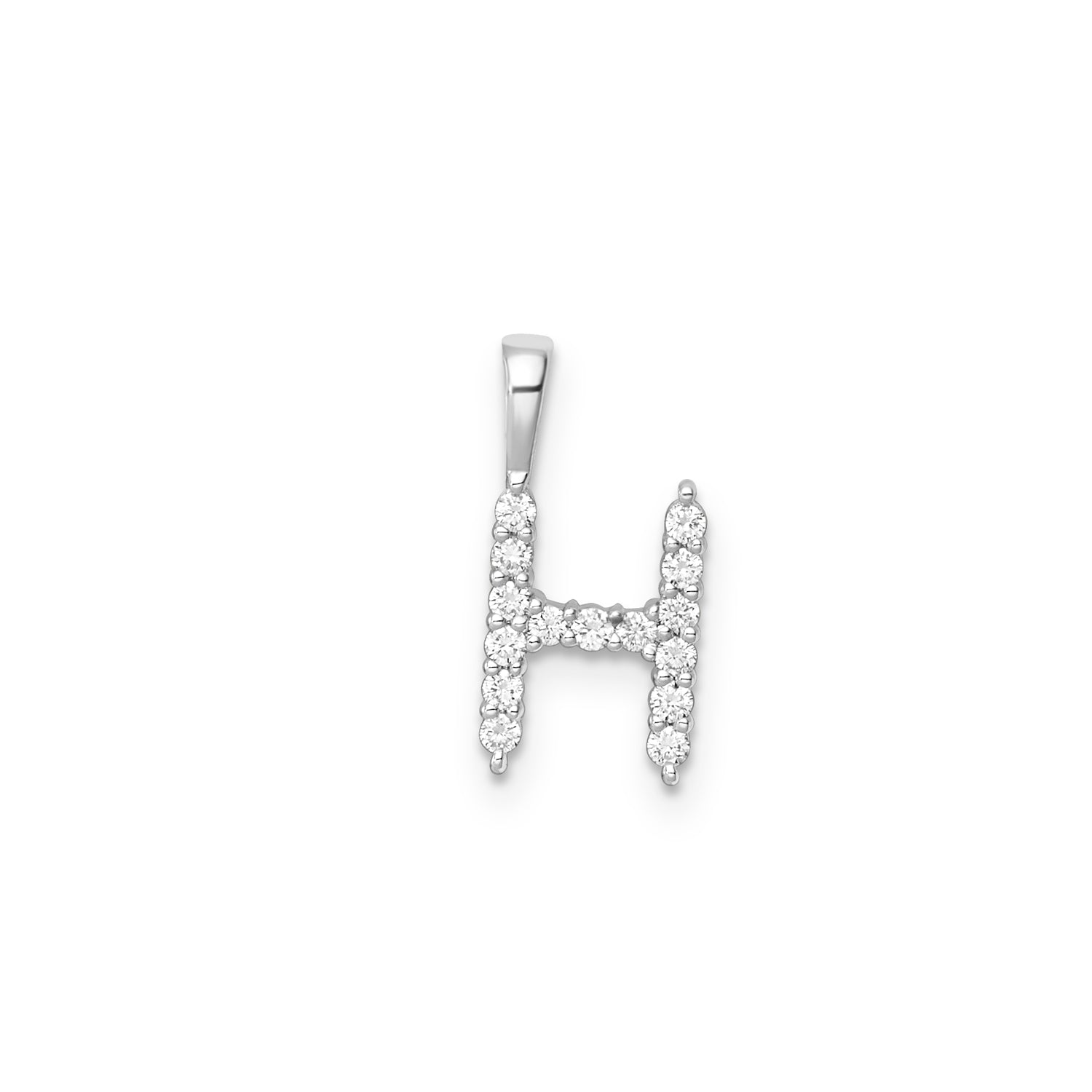 0.15ct Lab Grown Diamond Pendant in 9K White Gold