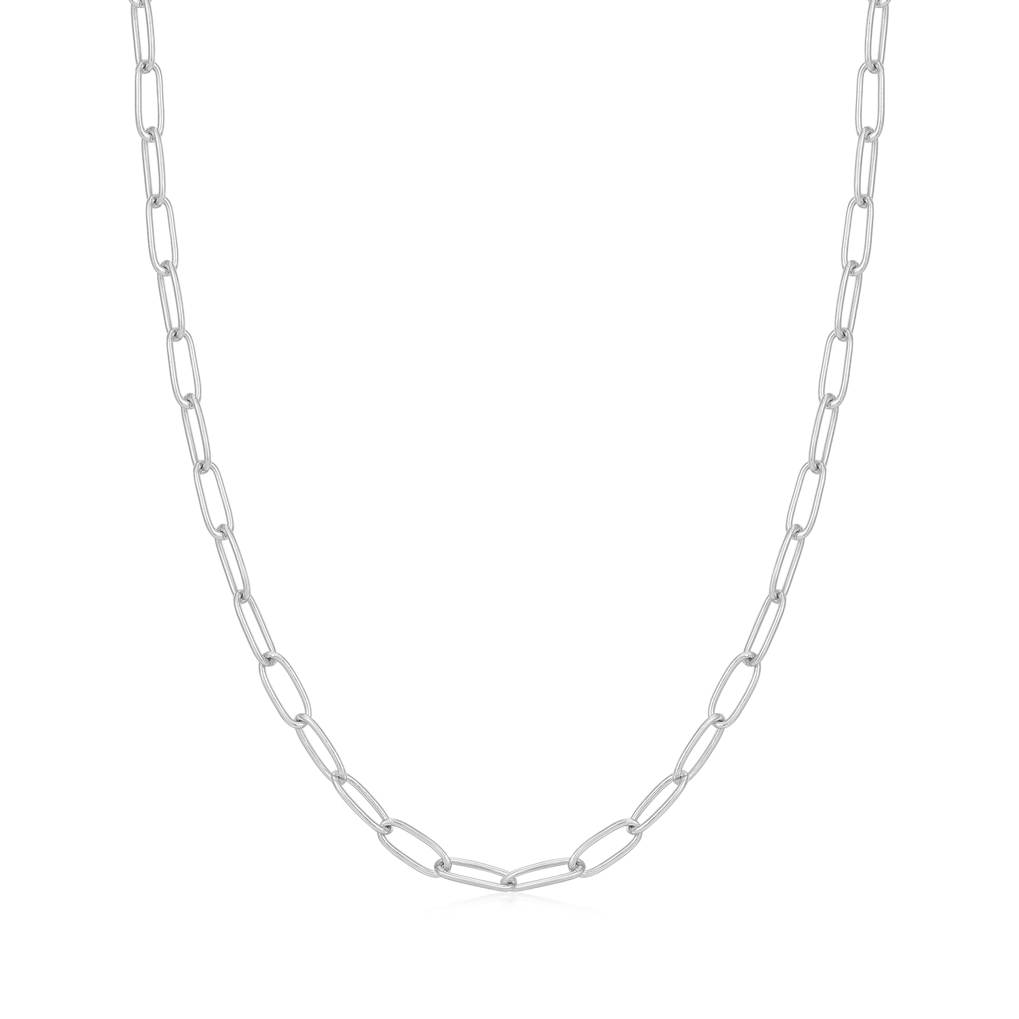 Ania Haie Silver Link Charm Chain Necklace