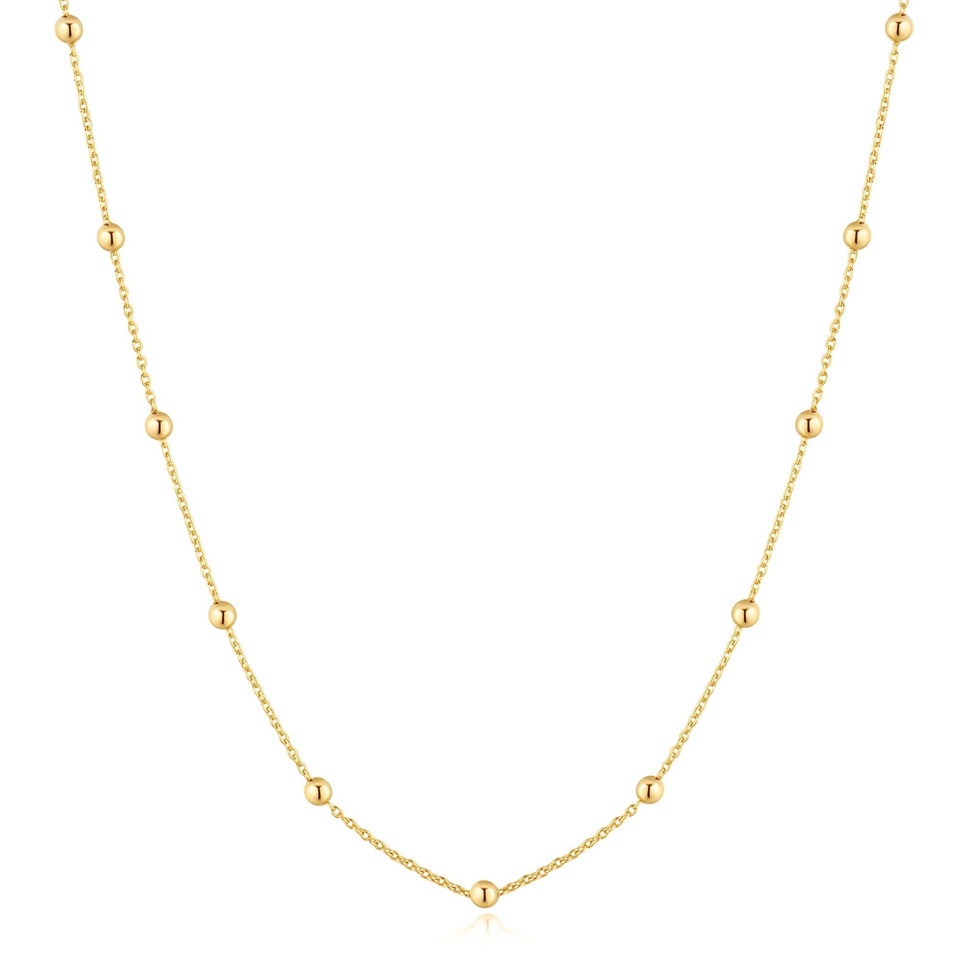 Ania Haie Gold Bobble Long Chain Necklace