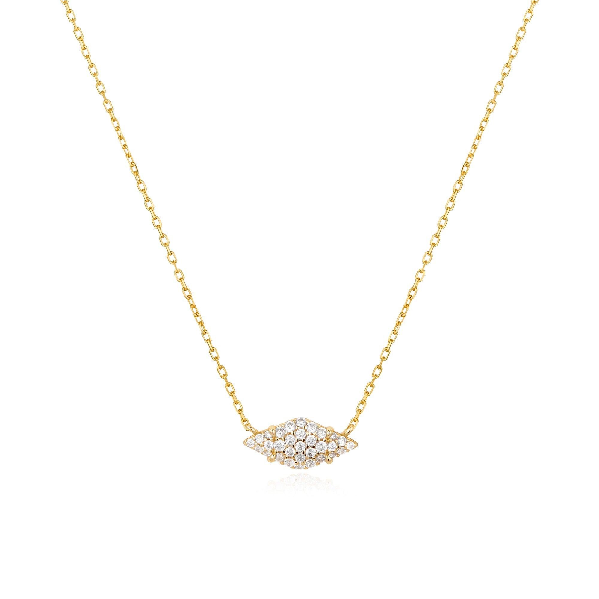 Ania Haie Gold Pave Sparkle Necklace