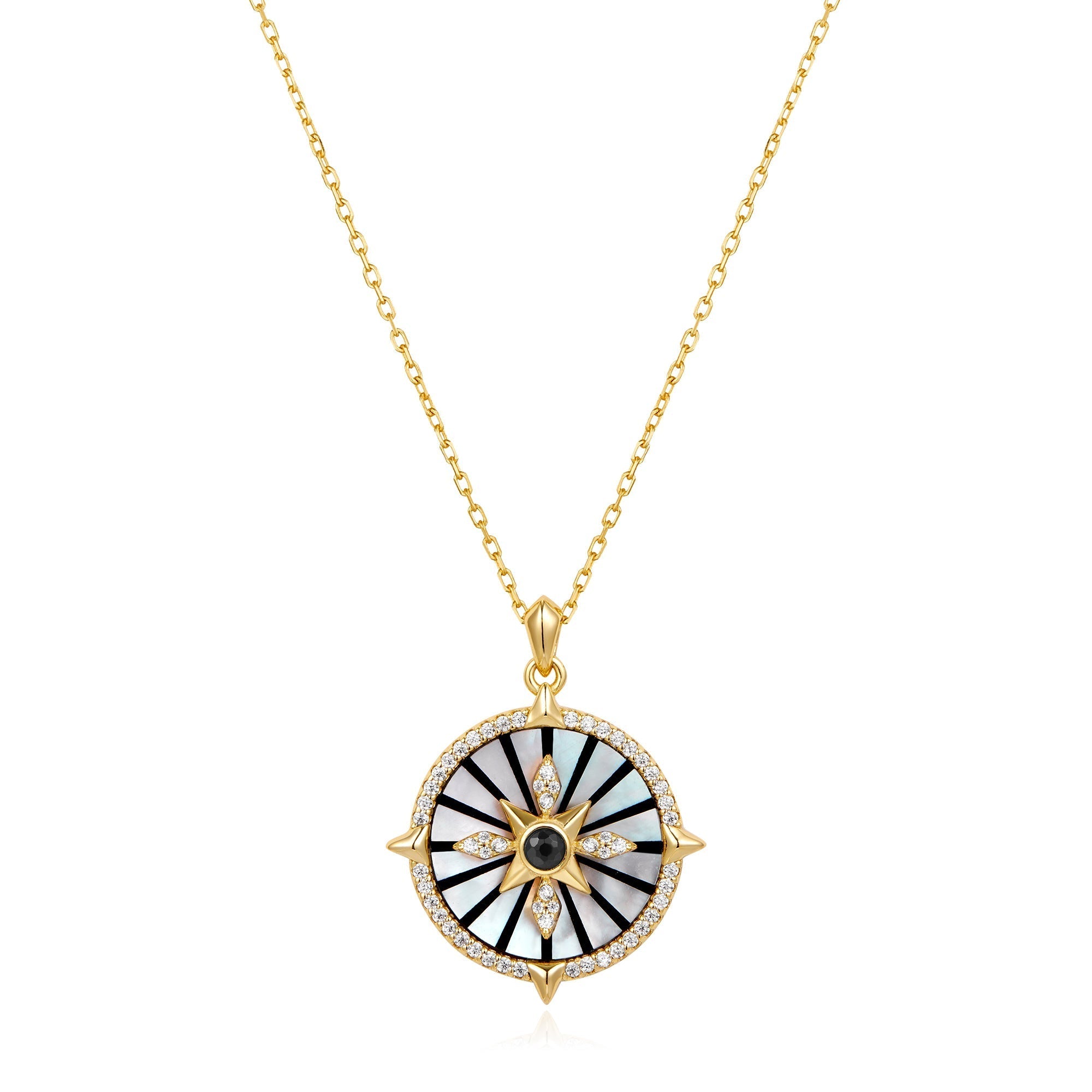 Ania Haie Gold Astrolabe Necklace