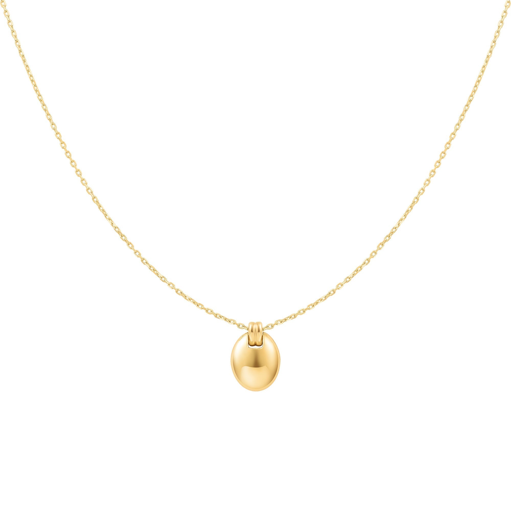 Ania Haie Gold Oval Charm Necklace