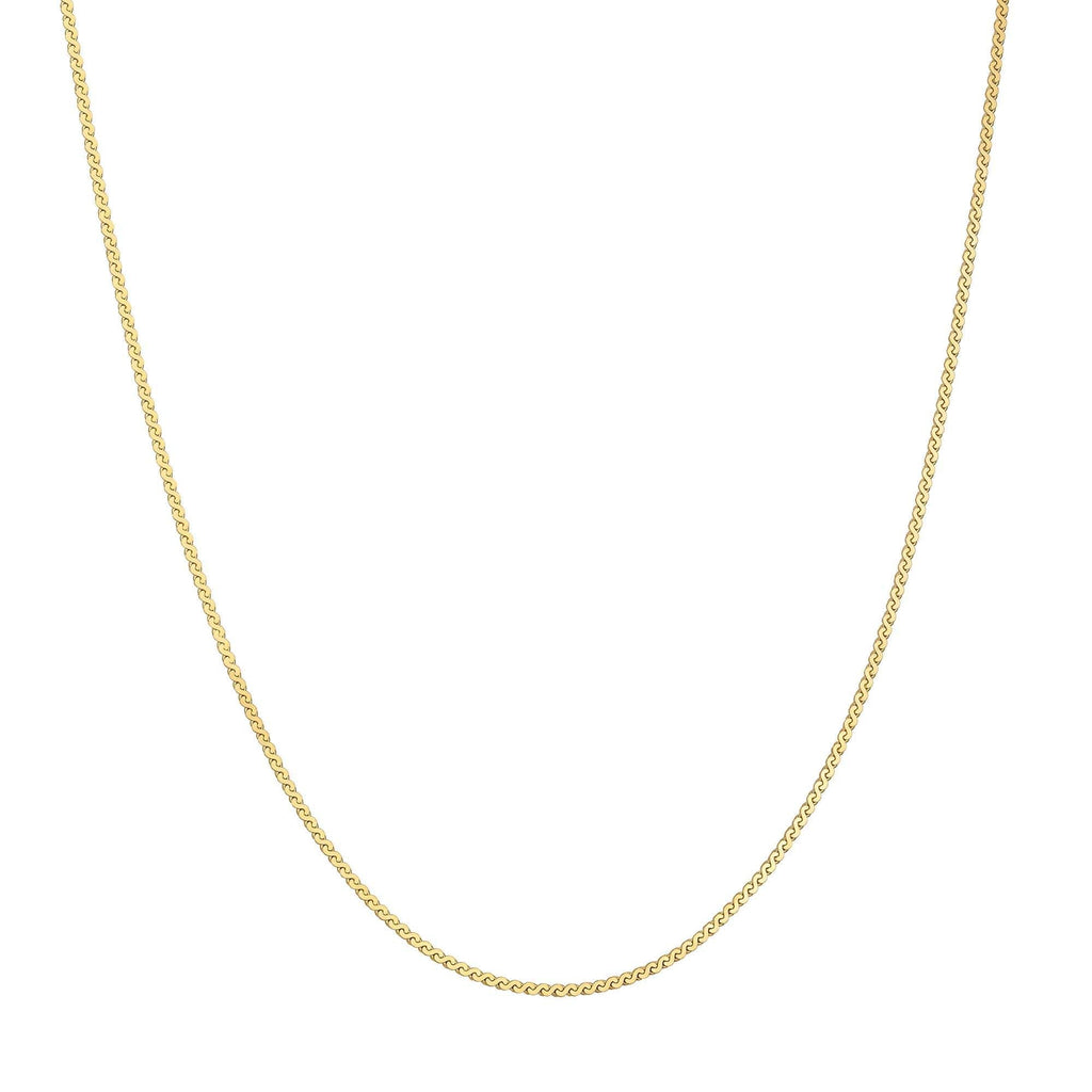 Ania Haie Gold Flat S Link Chain Necklace