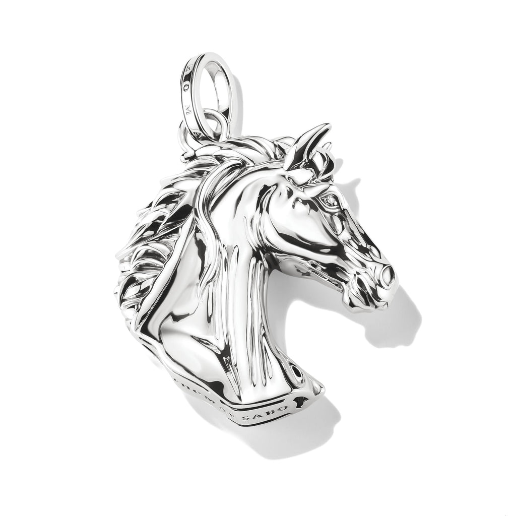 THOMAS SABO Silver Horse Pendant with Zirconia