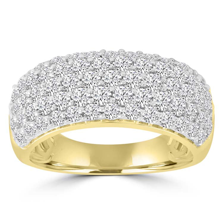 Diamond Ring with 2.00ct Diamonds in 18K Yellow Gold