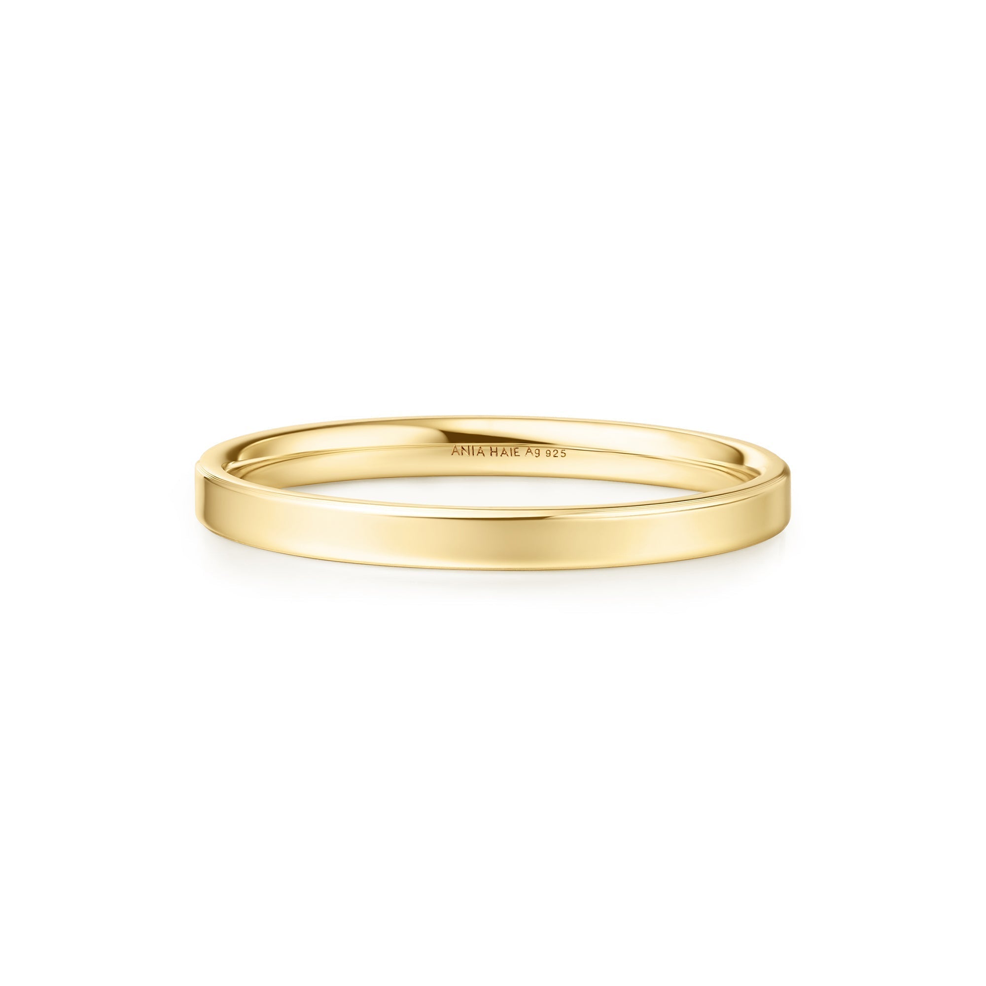 Ania Haie Gold Smooth Band 2mm