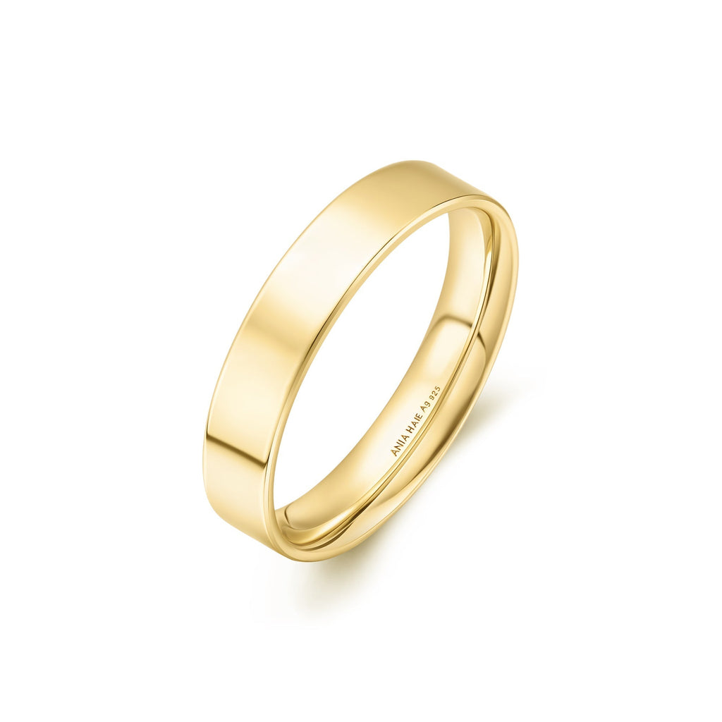 Ania Haie Gold Smooth Band 4mm