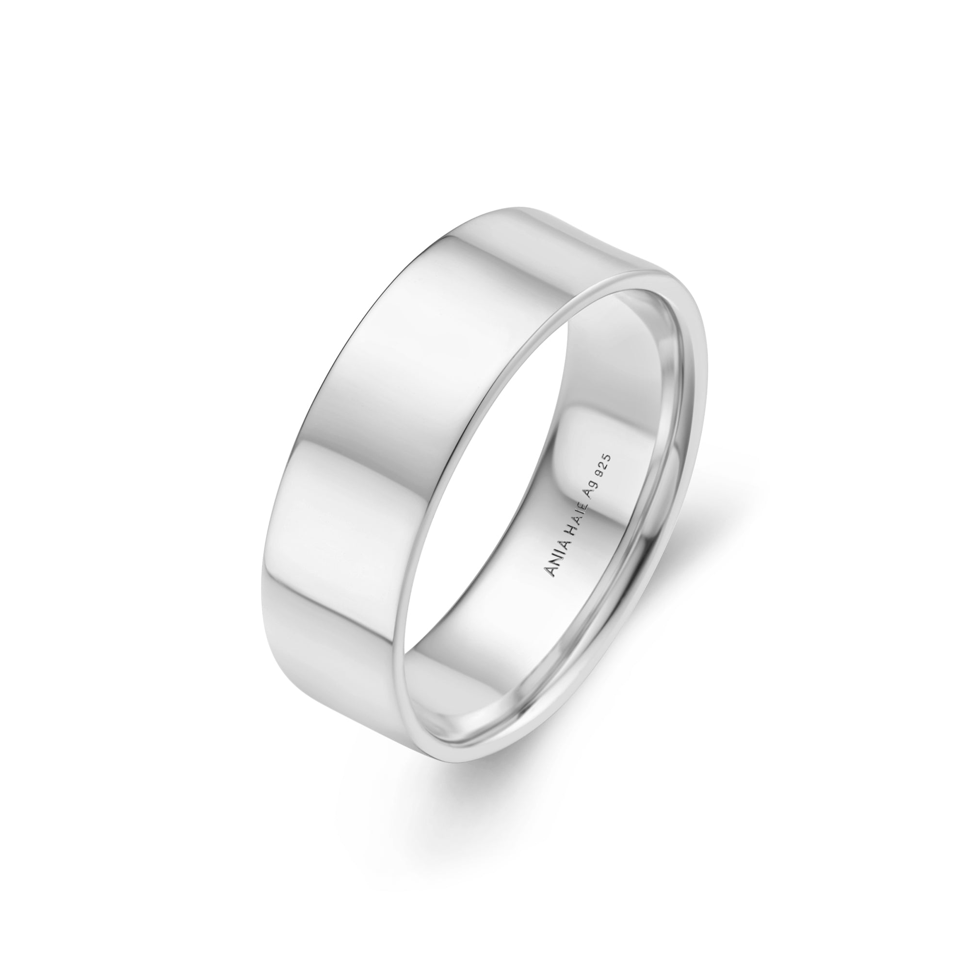 Ania Haie Silver Smooth Band 6mm