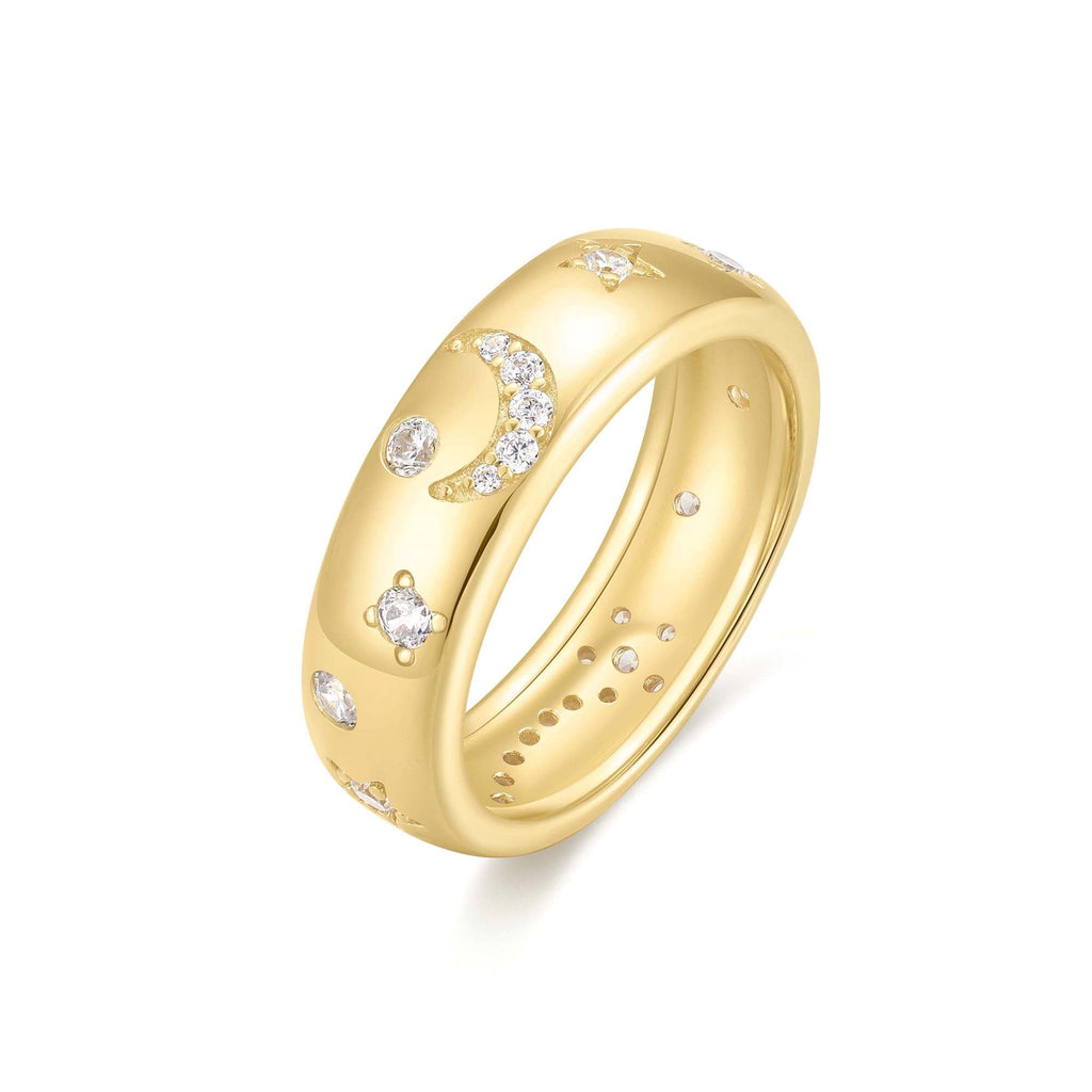 Gold Celestial Chunky Ring