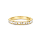 Ania Haie Gold Shell Pearl Beaded Ring