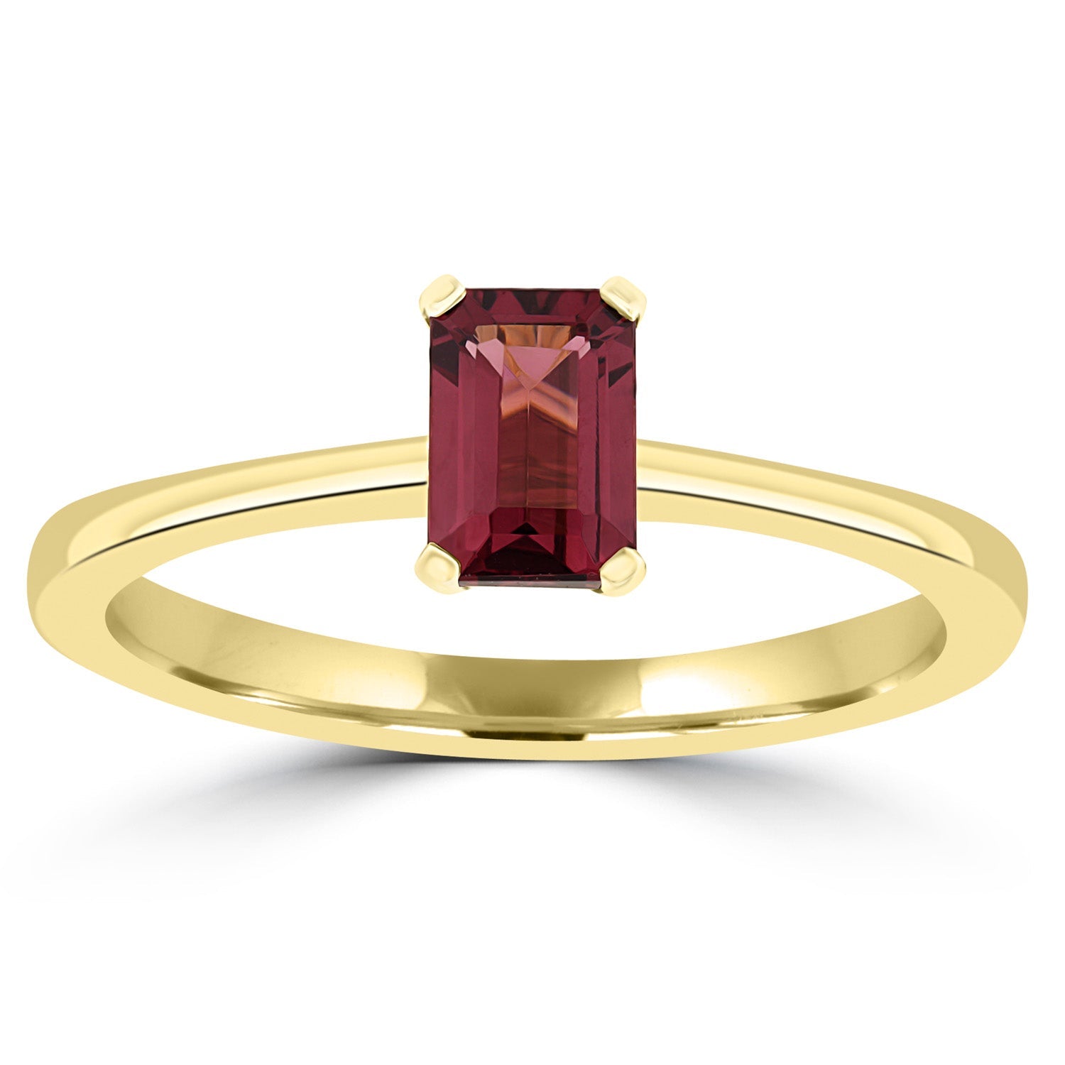 Rhodolite Garnet Ring in 9K Yellow Gold