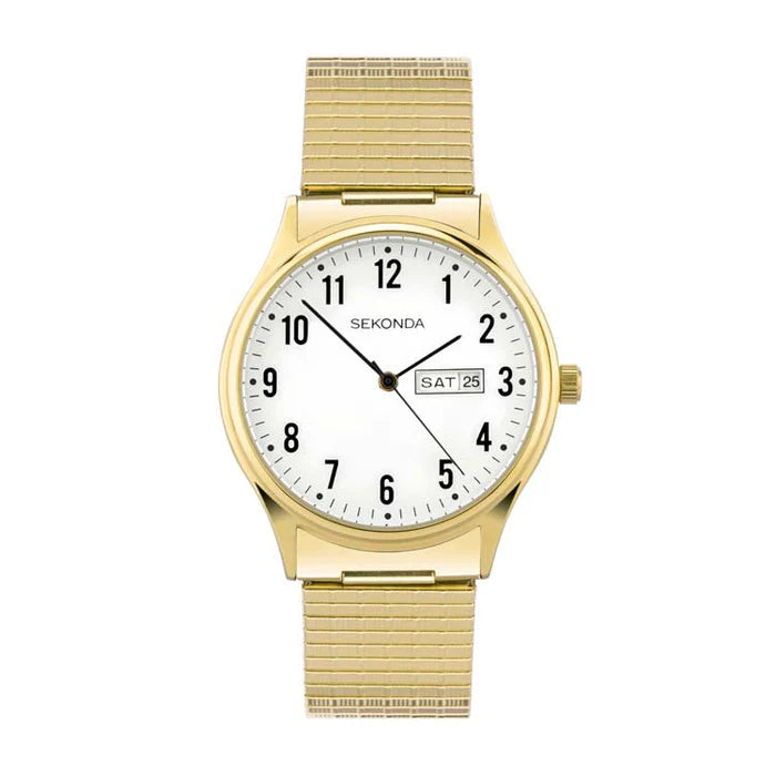 Gold Stainless Steel Elegant Dress Watch
