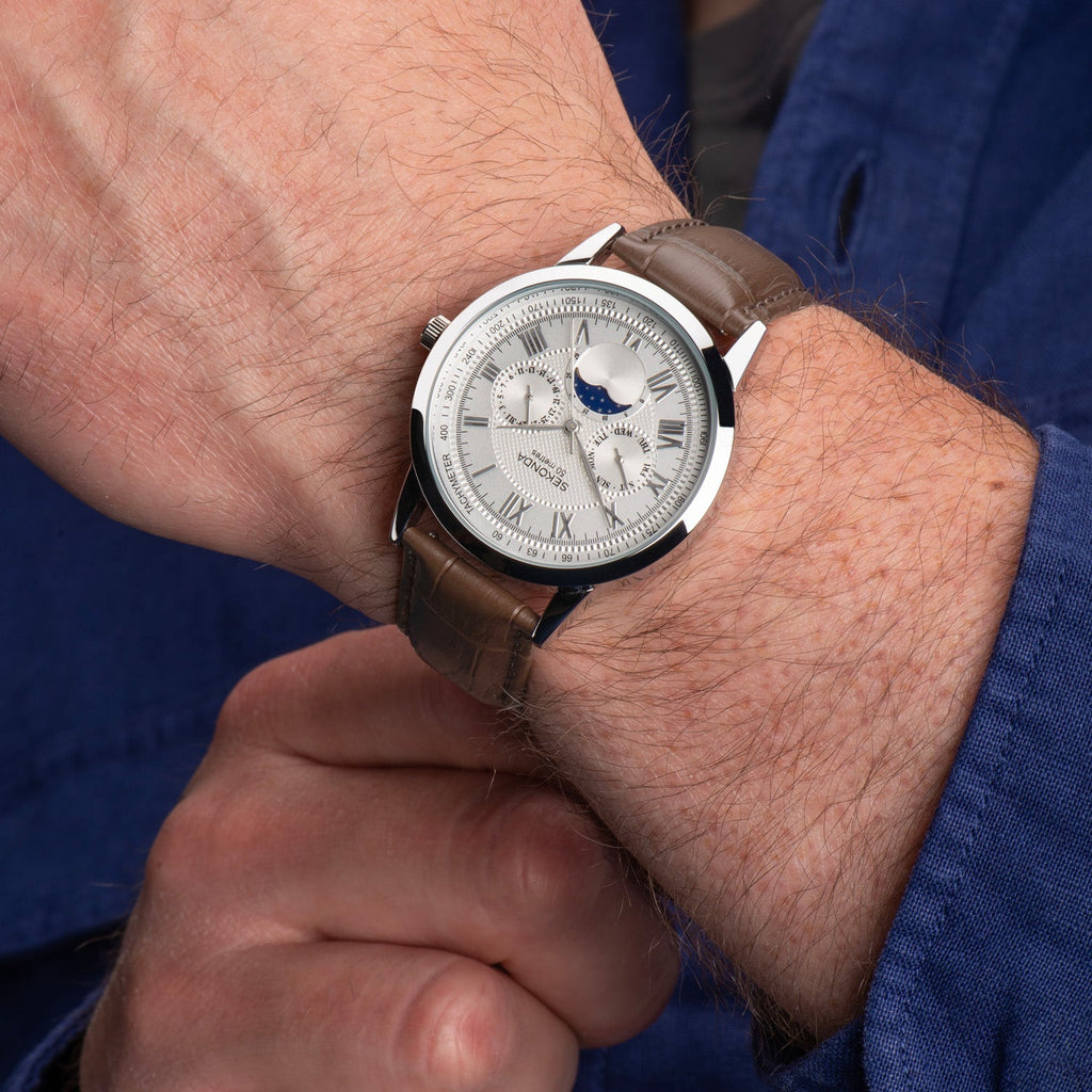 Sekonda Armstrong Moonphase 40mm Watch