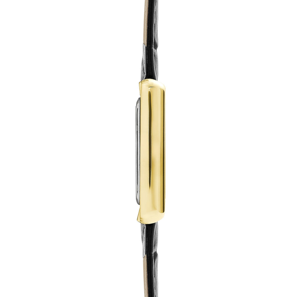 Sekonda Mens Clement Guilloche Dial Black Leather 28x37mm Watch