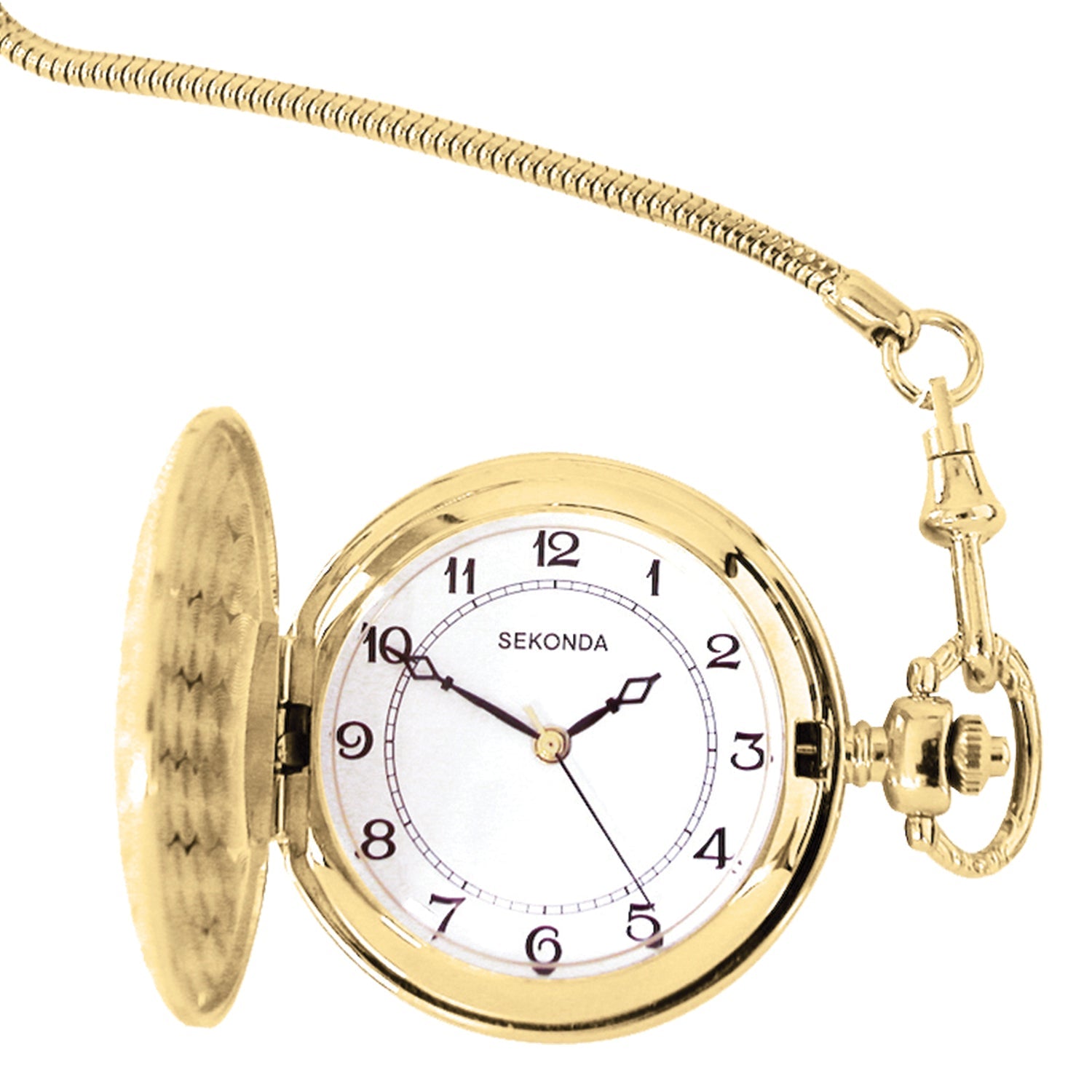 Sekonda Men's Gold Plated Pocket Watch