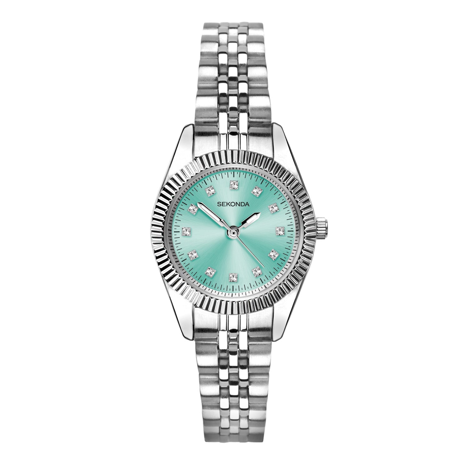 Sekonda Womens Francis Blue Dial Stainless Steel Bracelet 26mm Watch
