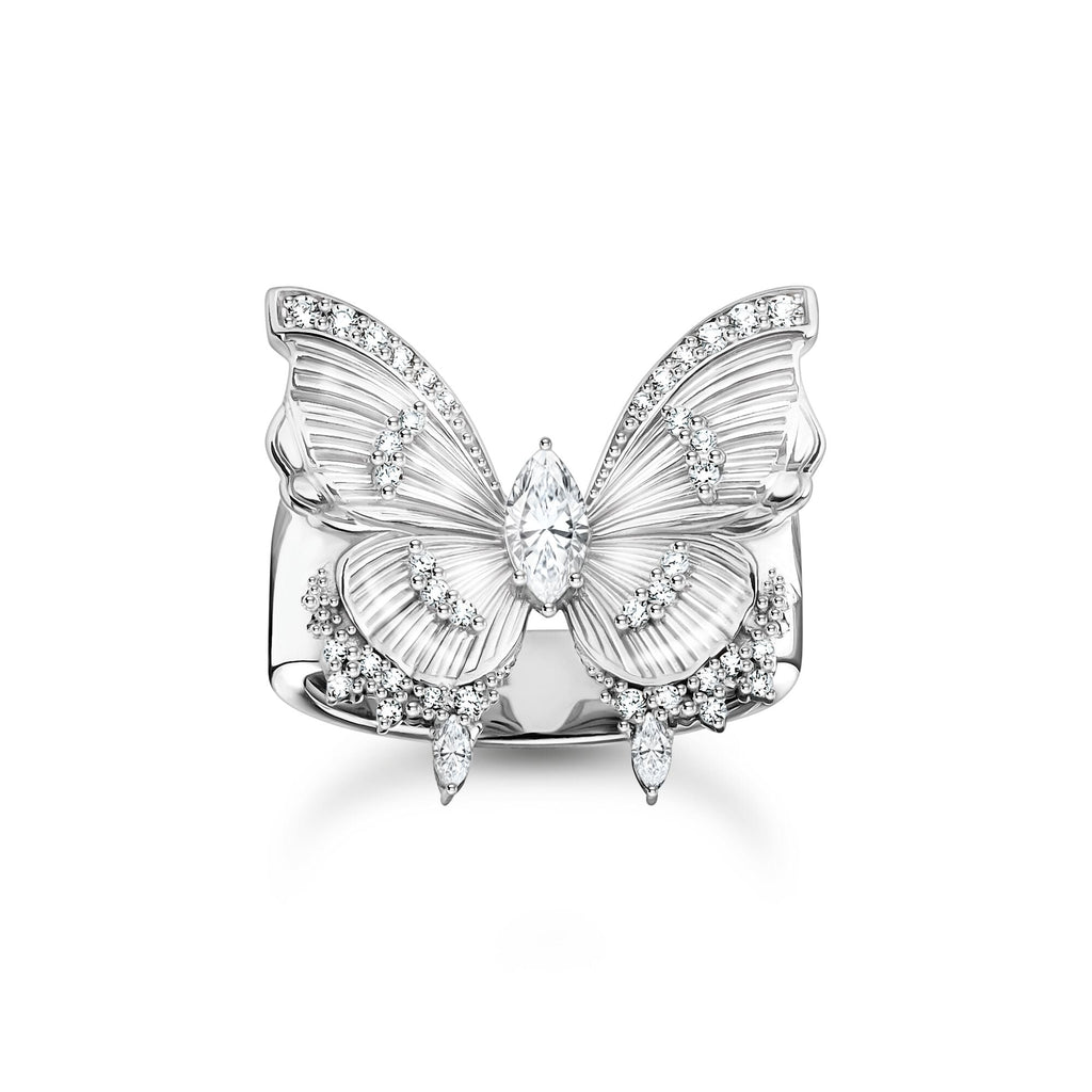 THOMAS SABO Butterfly Paradise Cocktail Ring in Silver